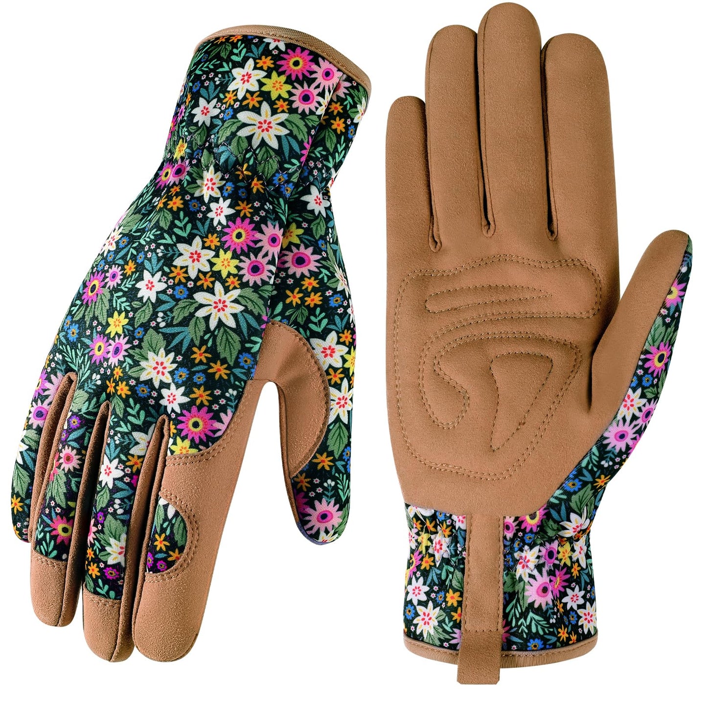 fauson Gardening Gloves - Gardening Gloves for Women Firm Grip Breathable Garden Gloves Thorn Proof for Digging, Planting,Pruning