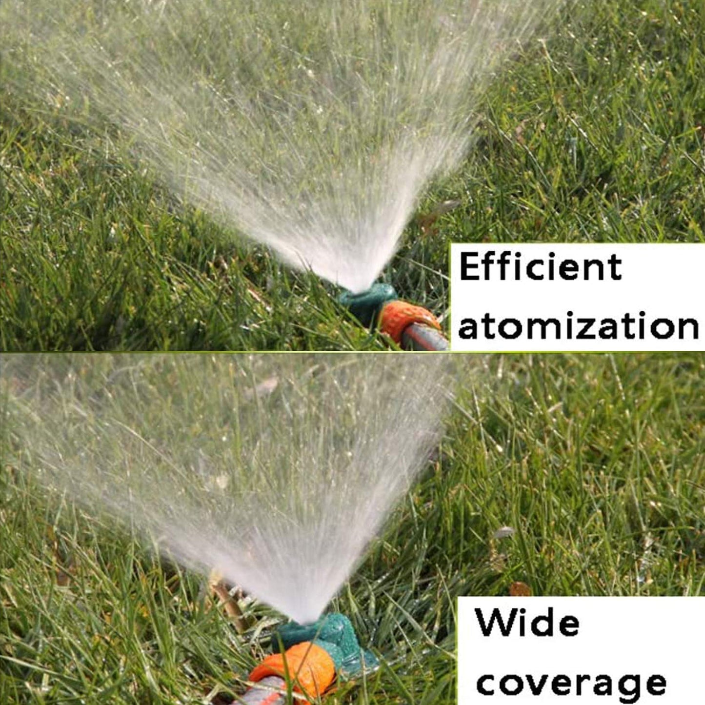 Keren Metal Lawn Sprinkler - Garden Water Sprinklers for Small to Medium Area Outdoor Yard