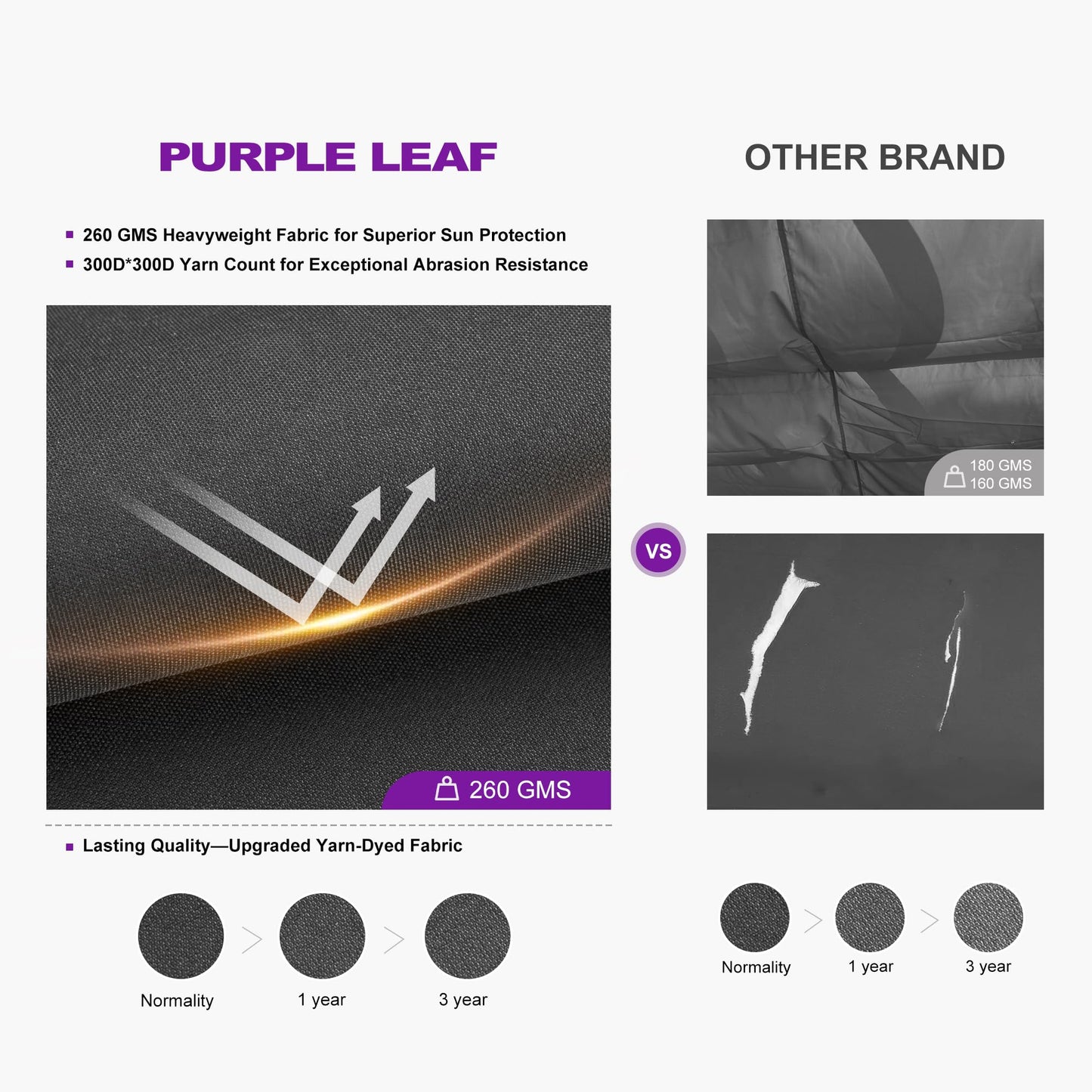 PURPLE LEAF 10' X 13' Outdoor Pergola with 4-Sided Curtains Retractable Canopy Patio Aluminum Sun Shade for Garden Deck Porch Gazebo Pavilion Grill Modern Yard Grape Trellis Pergola Gray