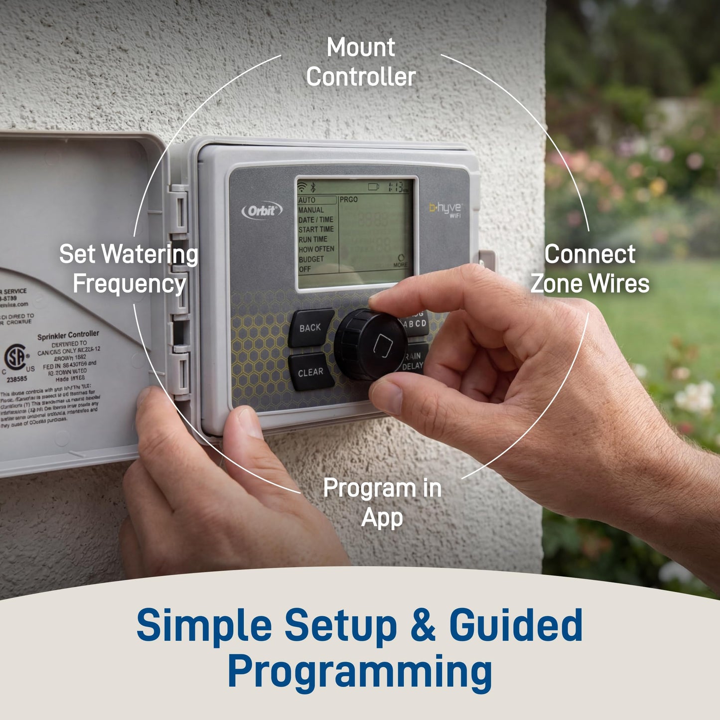 Orbit 57950 B-hyve 12-Zone Smart Indoor/Outdoor Sprinkler Controller