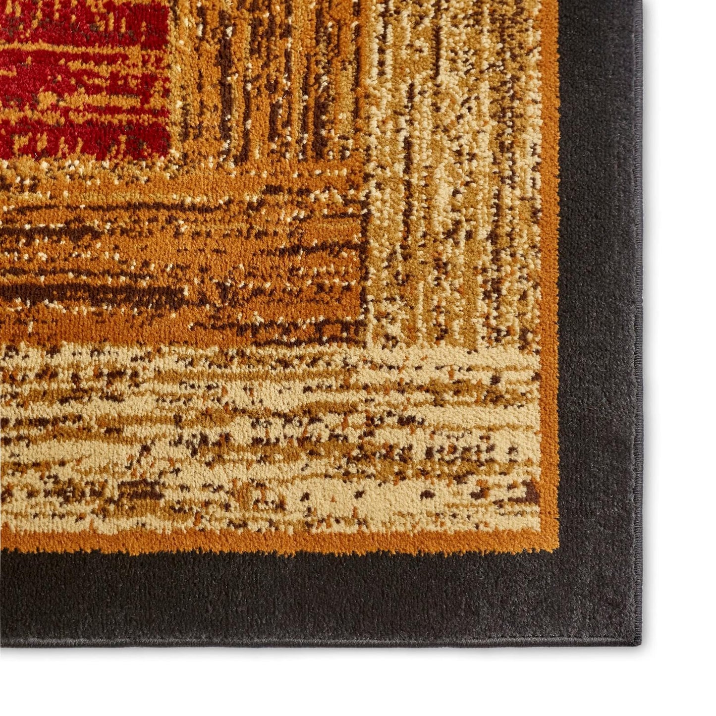 Home Dynamix Royalty Vega Contemporary Geometric Area Rug, Black/Brown, 43"x62"