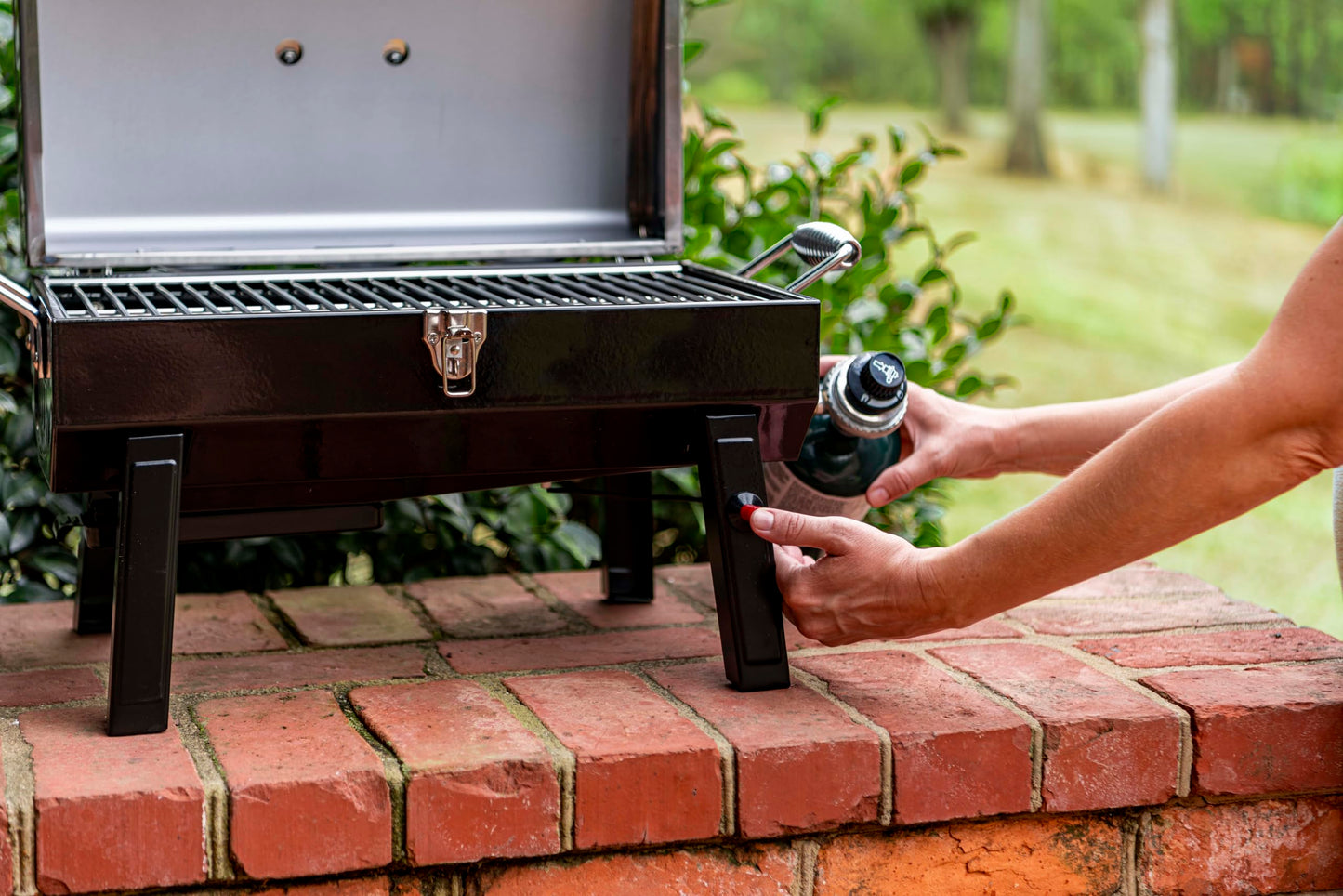 Charbroil 1-Burner Portable Gas Grill, Stainless Steel - 465640214