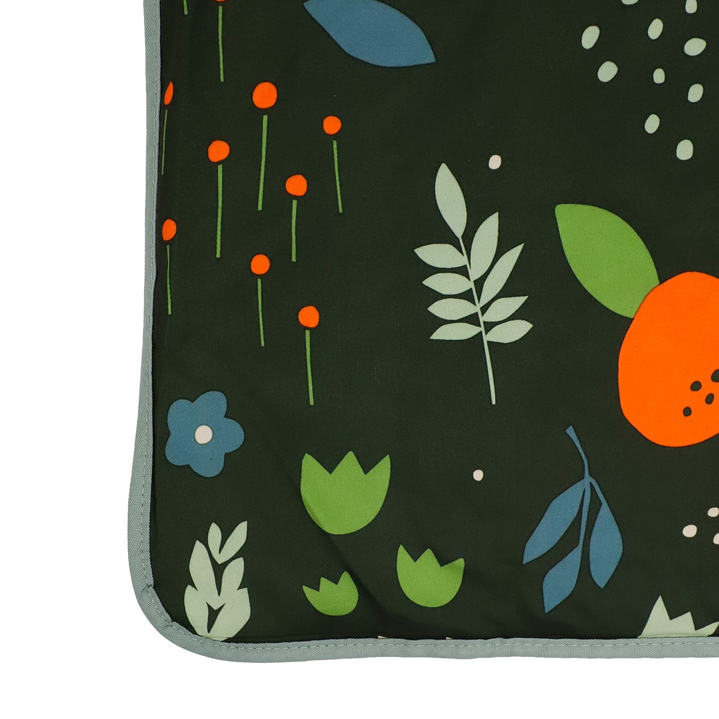 RED ROVR Large Indoor/Outdoor Adventure Blanket |for Parks, the Beach and Indoor activites |Compact with Shoulder Strap & Pocket (Orange Blossom)