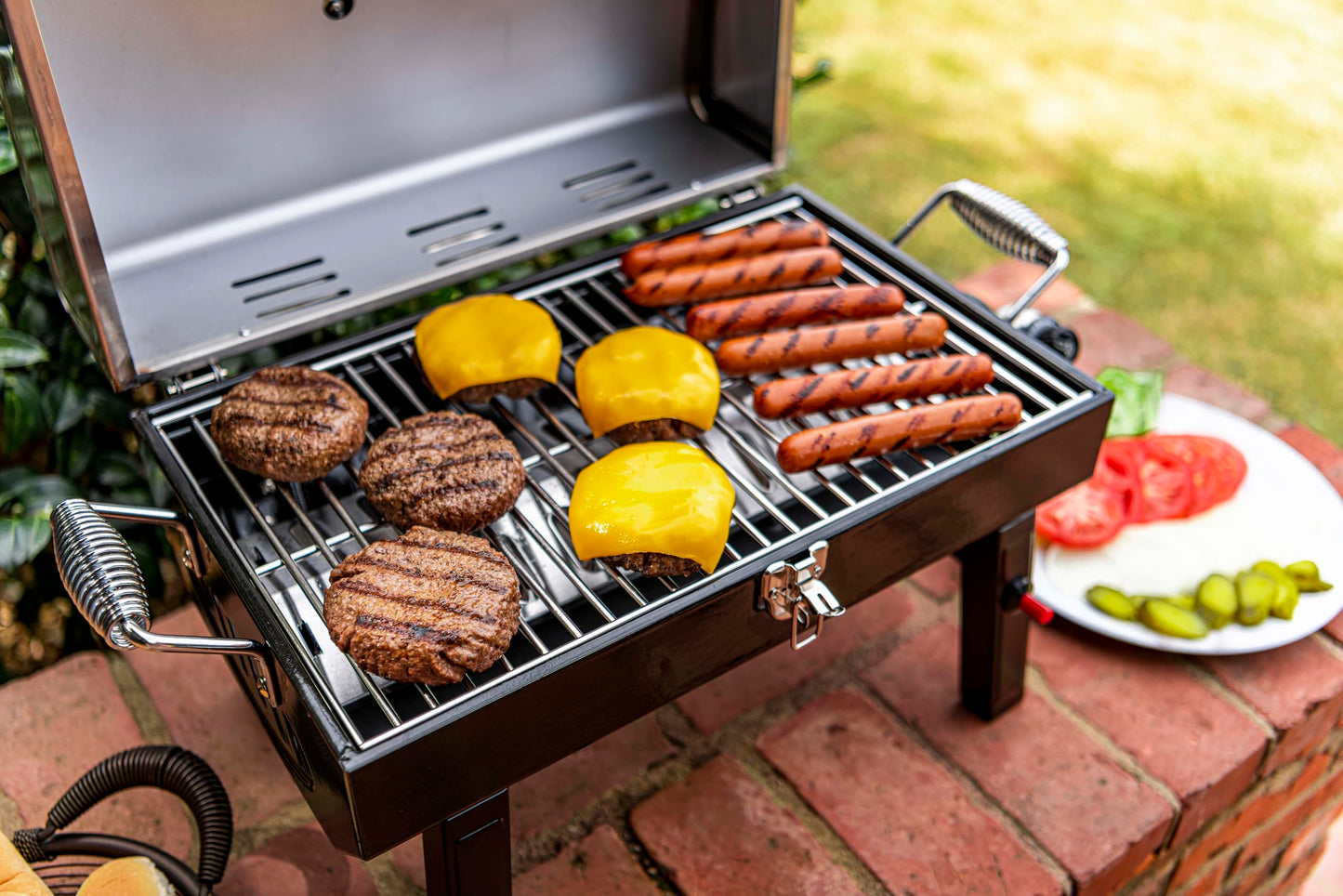 Charbroil 1-Burner Portable Gas Grill, Stainless Steel - 465640214