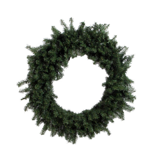 Vickerman 12" Canadian Pine Artificial Christmas Wreath, Unlit - Faux Pine Christmas Wreath - Seasonal Indoor Home Decor