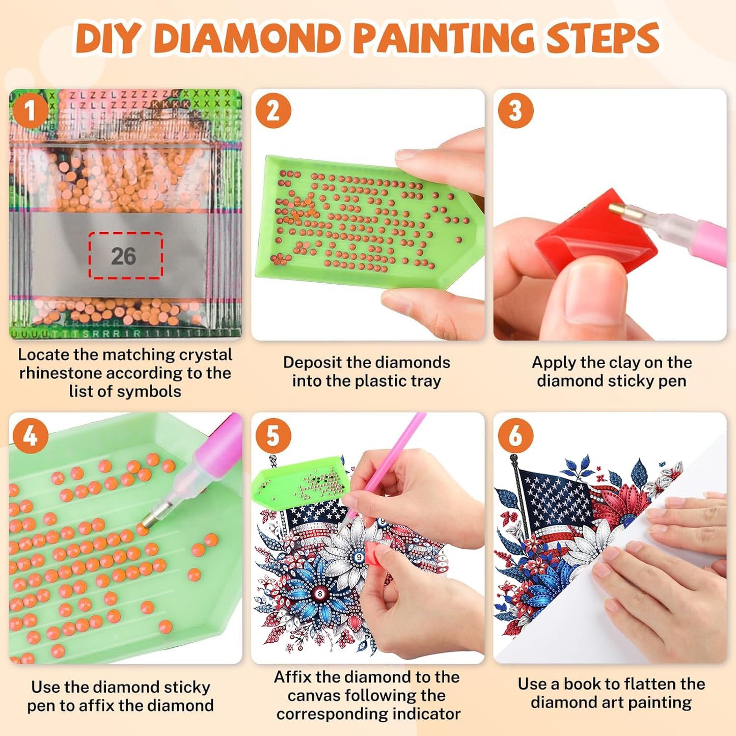 Masendp Diamond Painting Double-Sided Hanging Ornament Set, DIY Irregular Shaped Rhinestone Window Decoration Set, Suitable for Home and Garden Wall Decoration Gifts