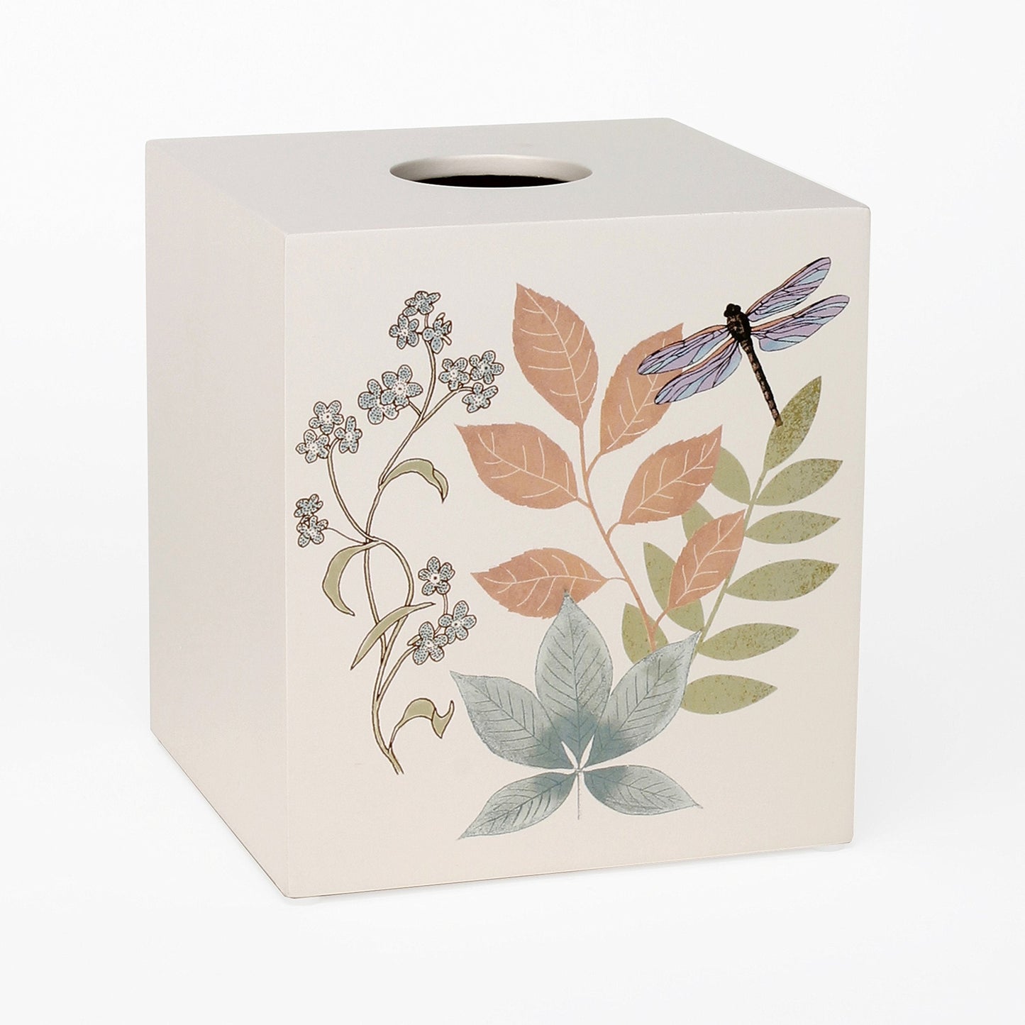 SKL Home Harmony Tissue Box Cover, 5.75" x 5.25" x 5.25", Multicolored