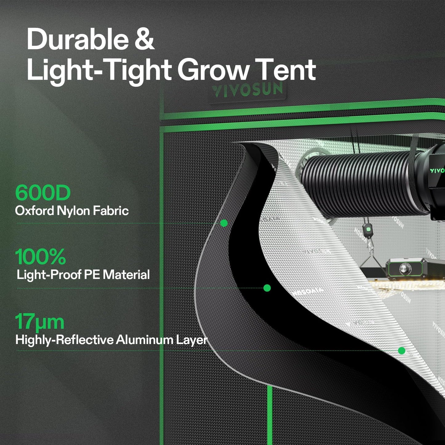 VIVOSUN Smart Grow Tent Kit, 4 × 4ft 4-Plant System, WiFi-Integrated Automatic Grow System with Full Spectrum LED Grow Light, Efficient Ventilation System with GrowHub E42A+ Controller