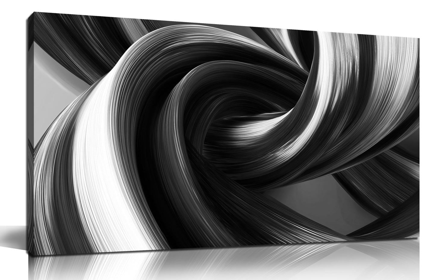 CIRABKY Abstract Canvas Wall Art for Living Room Black and White Wall Decor for Bedroom Minimalist Wall Art for Office 20 x 40 Inch