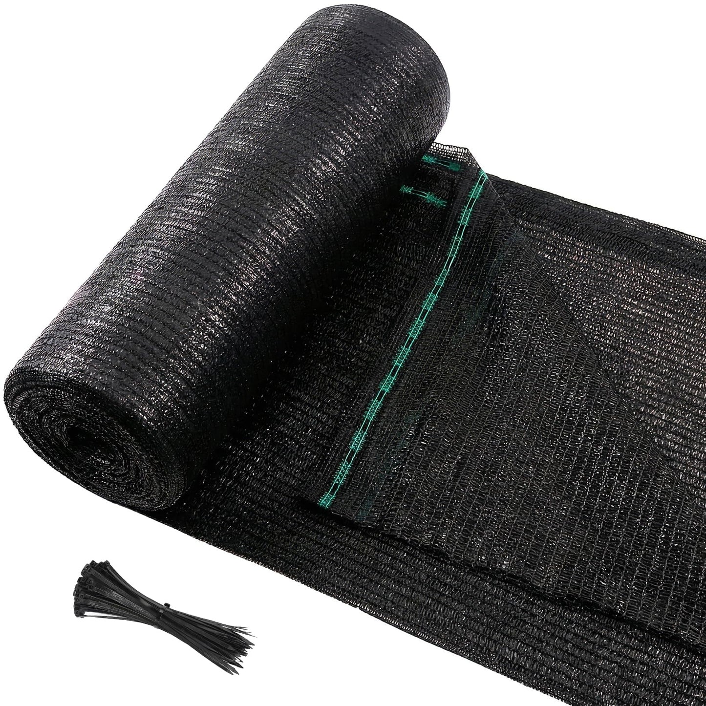 Shade&Beyond 50% Shade Cloth Roll 6 x 100 FT Sunblock Shade Mesh, UV Resistant Sun Shade Net for Garden, Greenhouse, Patio, Kennel, Black