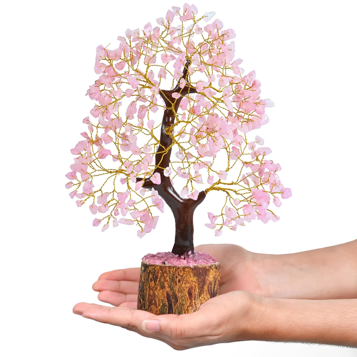 Crocon® Rose Quartz Crystal Tree, Birthday Gifts for Women, Mom, Sister & Girlfriend | Pink Room Decor Healing Crystals | House Warming Gifts Unique Spiritual Present Idea for Woman & Men Decoration