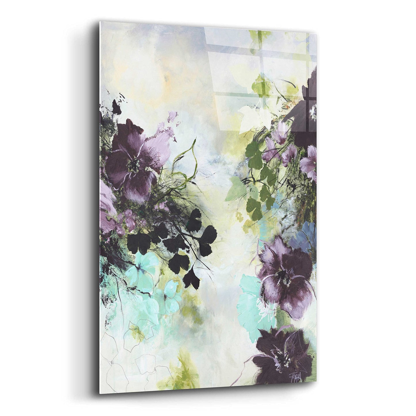 Epic Art 'Flower Blush 2' by Design Fabrikken, Acrylic Glass Wall Art, 16"x24"