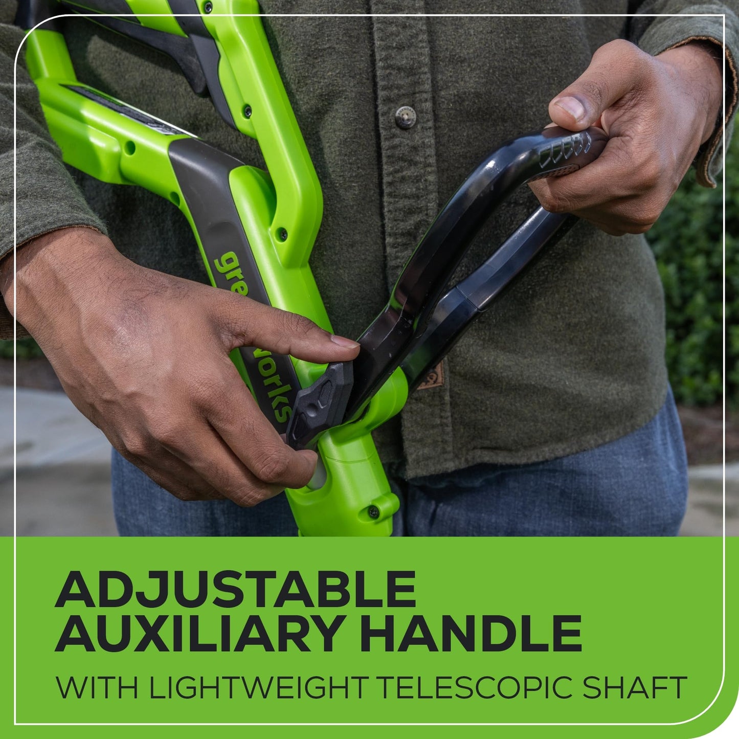 Greenworks 24V Cordless String Trimmer/Edger (Gen 2), 12" Cutting Width, Ultra-Light 6 lbs Design, with 2.0Ah Battery & Charger Included