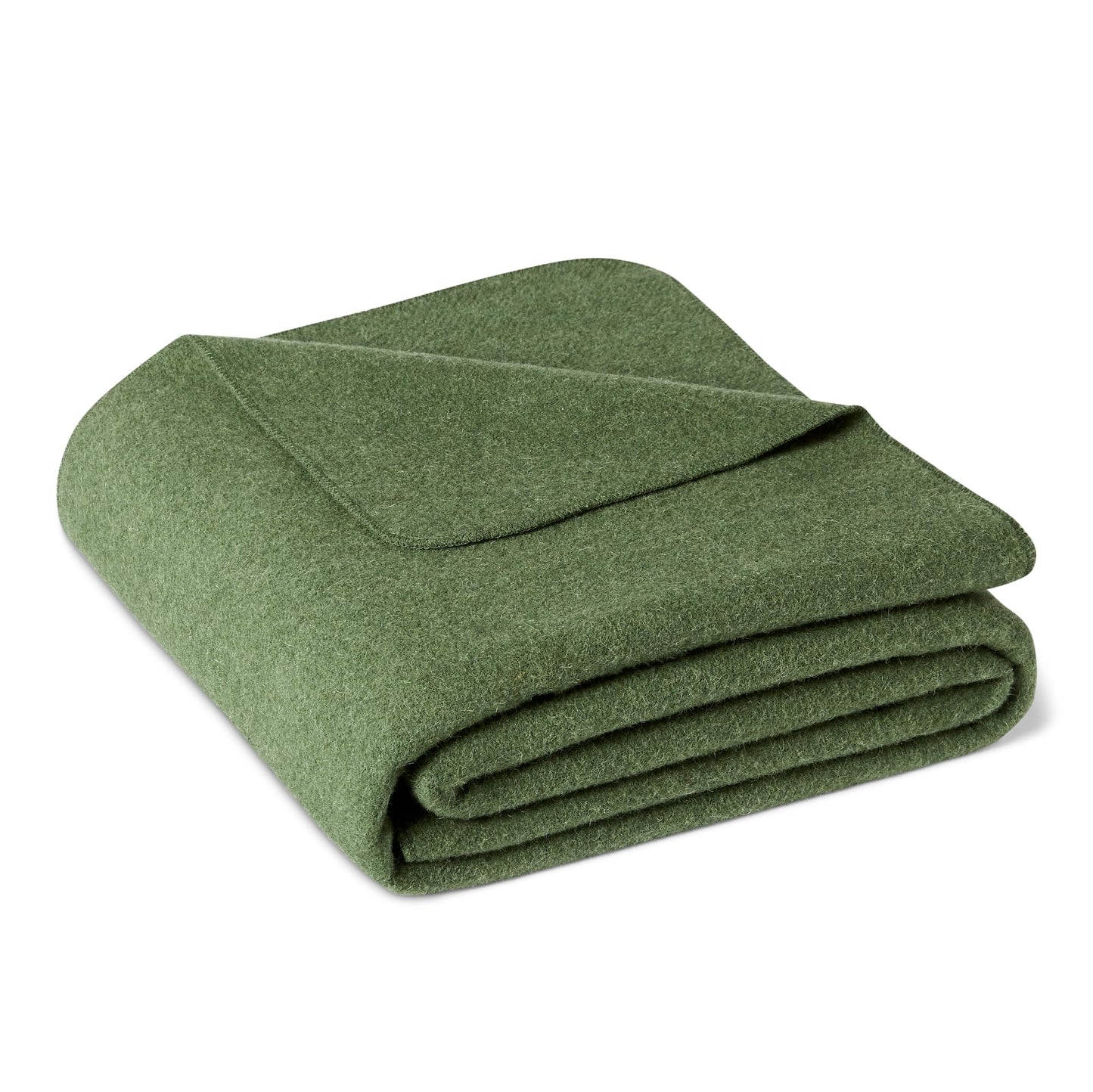 Amazon Basics Outdoor Camping Blanket, Military-Style Wool Blend, Camping Essentials