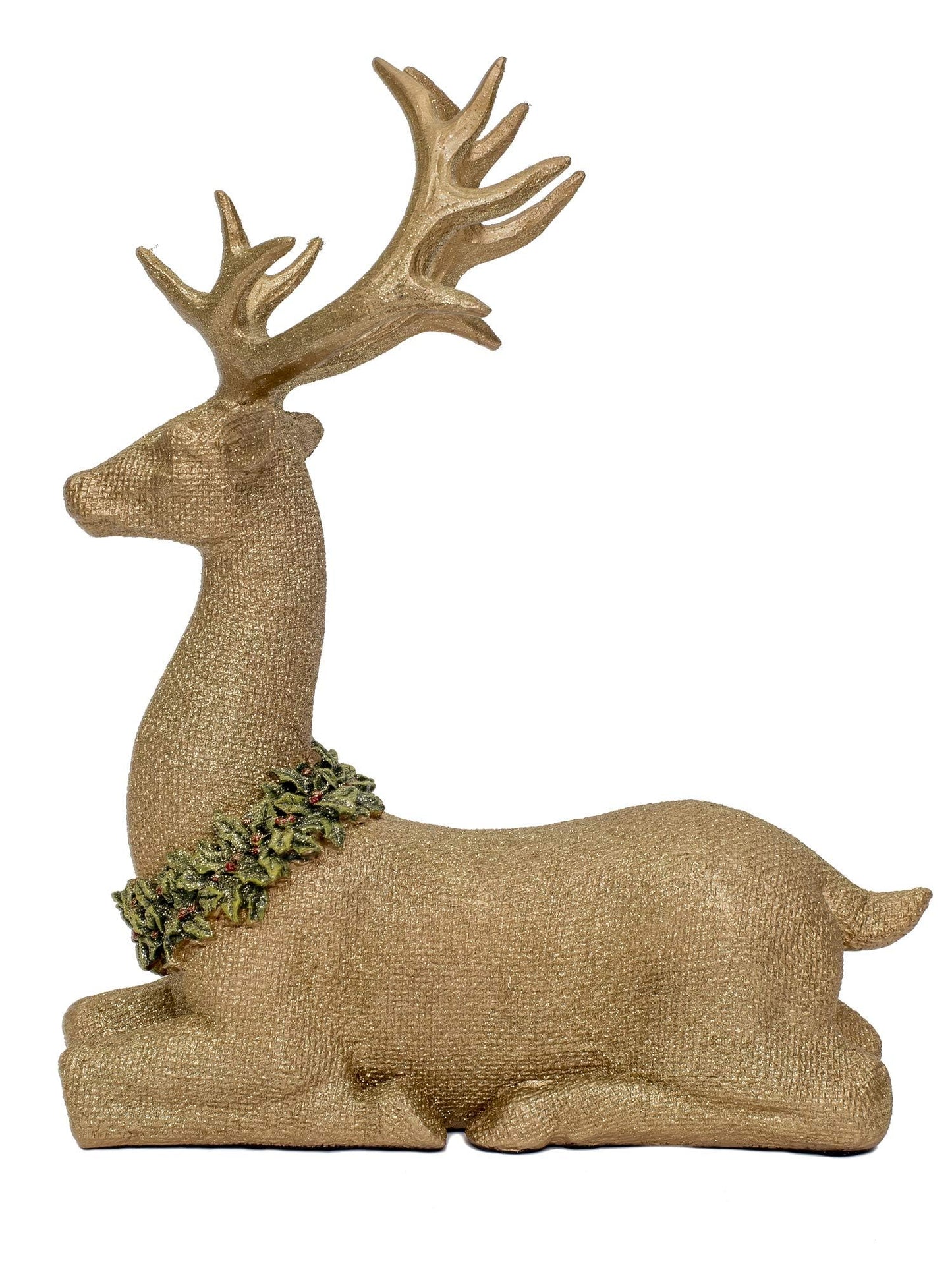 Vita Domi Christmas Reindeer Figurines, Gold Deer Christmas Decor, Christmas Deer Decorations Indoor, Gold Reindeer Decor, Venados De Navidad, Reindeer Christmas Decoration, Christmas Deer Figurines