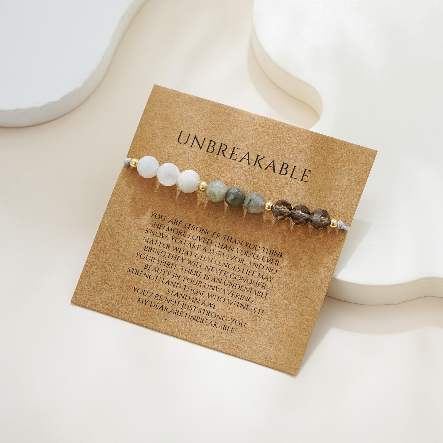 Fezodo Protection Bracelet Gifts for Women Men, Protection Crystals Natural Energy Healing Crystal Beaded Bracelets Christmas Valentines day Birthday Gift for Friends Women Men