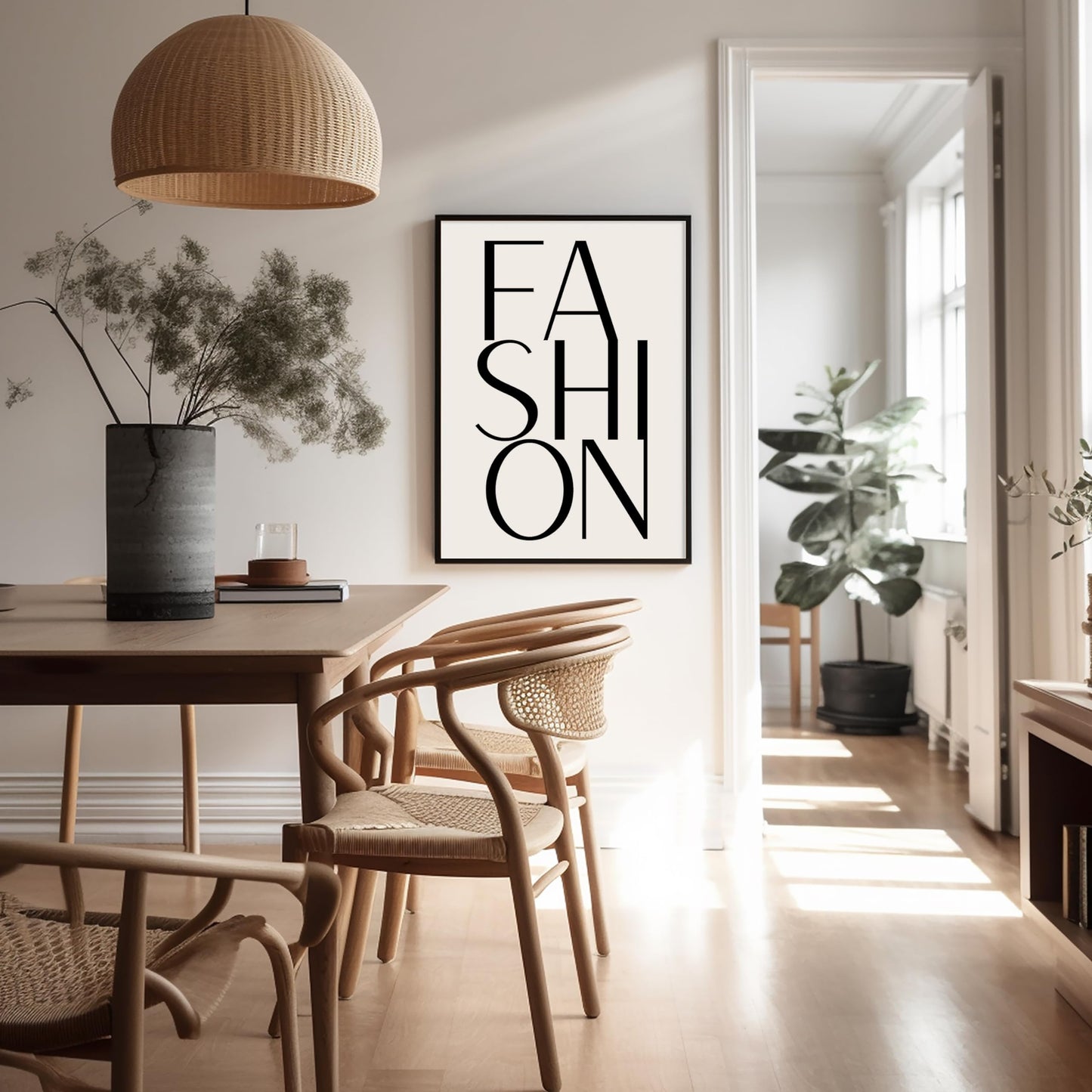 Poster Master Fashion Poster - Typography Print - Trendy Wall Art - Modern Art - Gift for Men, Women & Fashionista - Minimal Wall Decor for Living Room, Bedroom or Office - 11x14 UNFRAMED Wall Art