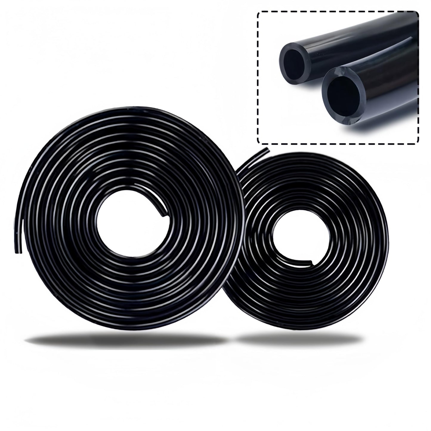100FT Drip Irrigation System, Adjustable Nozzle Irrigation System for Garden, Automatic Garden Watering System with 5/16" & 1/4" Tubing, DIY Drip Irrigation Parts for Yard Lawn Flower Beds