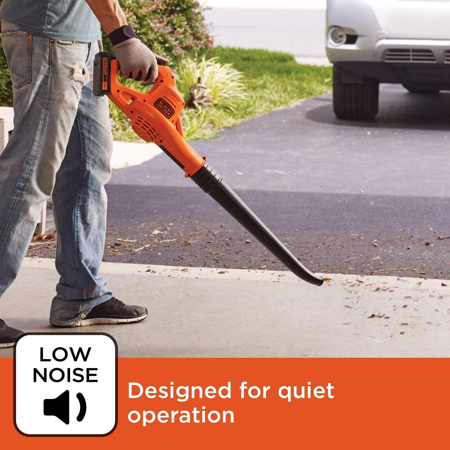 BLACK+DECKER 20V MAX Weed Eater, Edger and Sweeper Combo, Includes 2 Batteries and Charger, Cordless Electric Weed Wacker and 130 Mph Hard Surface Leaf Blower, 10 in. (LCC222)