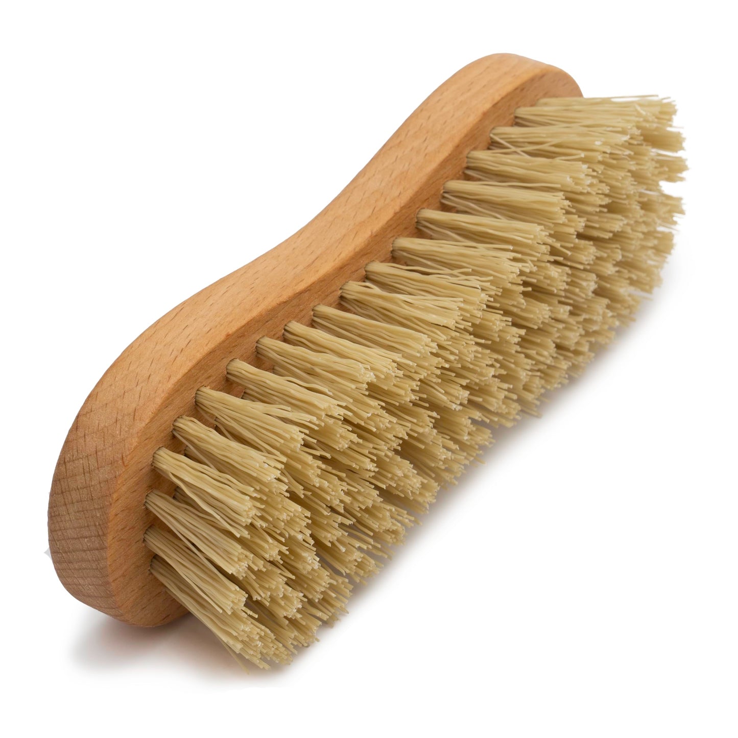 Konex Heavy-Duty Peanut-Shaped Brush 2-Pack, Durable and Long-Lasting Design for Tough Surfaces, Home and Industrial Use