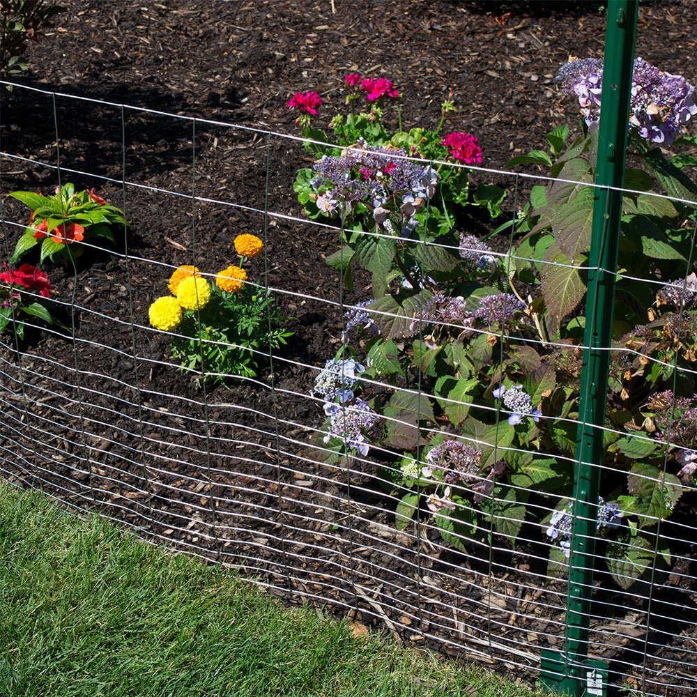 YARDGARD 2 in. x 3 in. Mesh Welded Wire Fence Roll, 36 in. x 50 ft., 16 Gauge Galvanized Steel Fence for Animal Enclosures, Garden Protection and Property Fencing