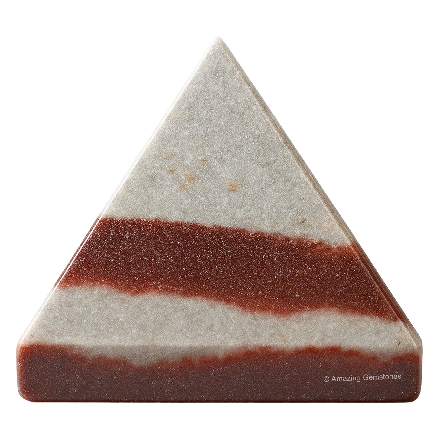 Amazing Gemstone Shiva Lingam Narmada Stone Pyramid Crystal Healing Stones - 2" Great Pyramid Figurine of Natural Stone Pyramid for Meditation, Reiki, Chakra Balancing and Crystal Pyramids Grid