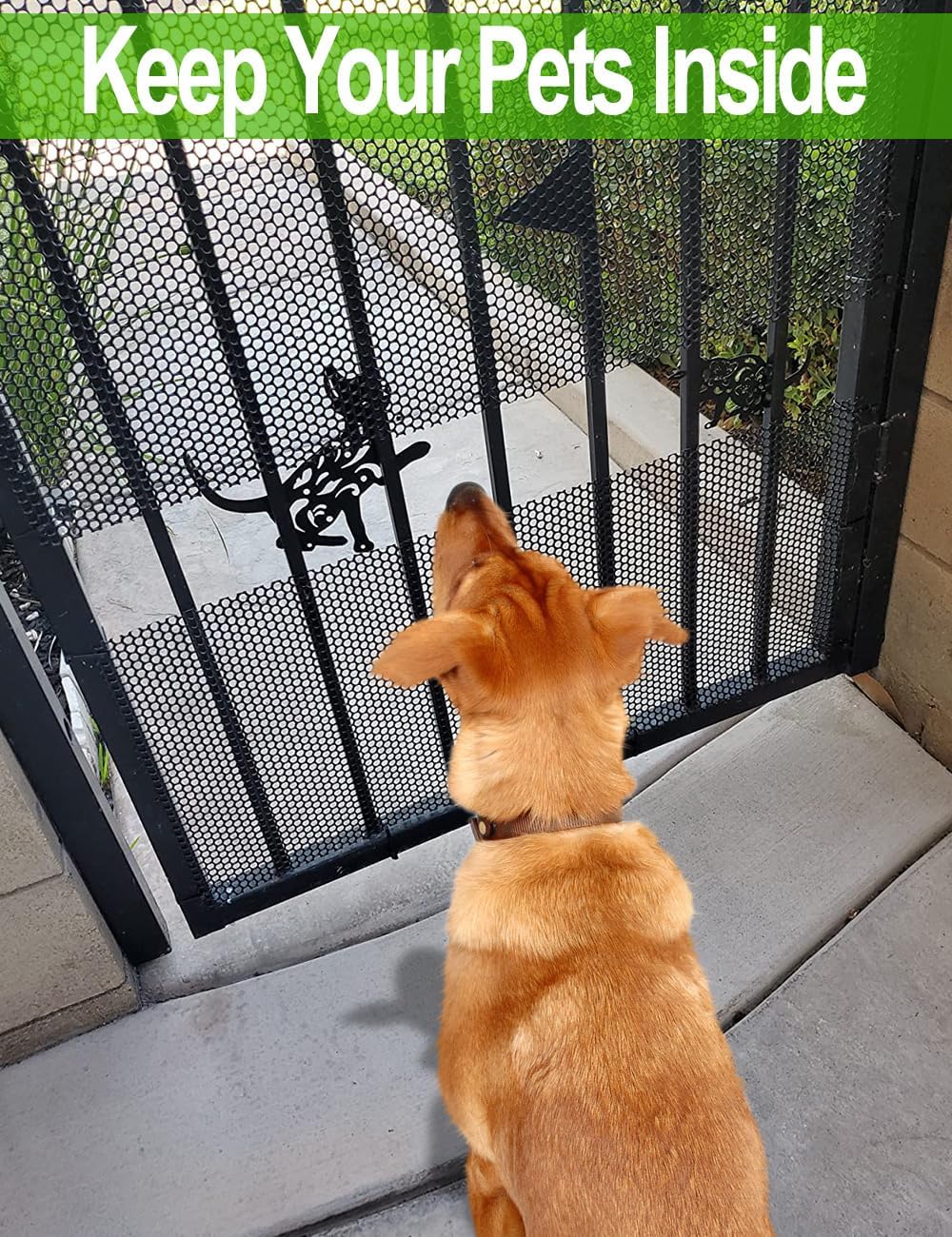 16In x 15Ft Plastic Chicken Wire Mesh Fencing, TOYPOPOR 500GSM Durable Heavy Duty Hexagonal Chicken Wire for Cat Dog Fencing, Garden Fence, Aquarium, Moss Pole, Aperture 0.4'', Rustproof, Easy to Cute