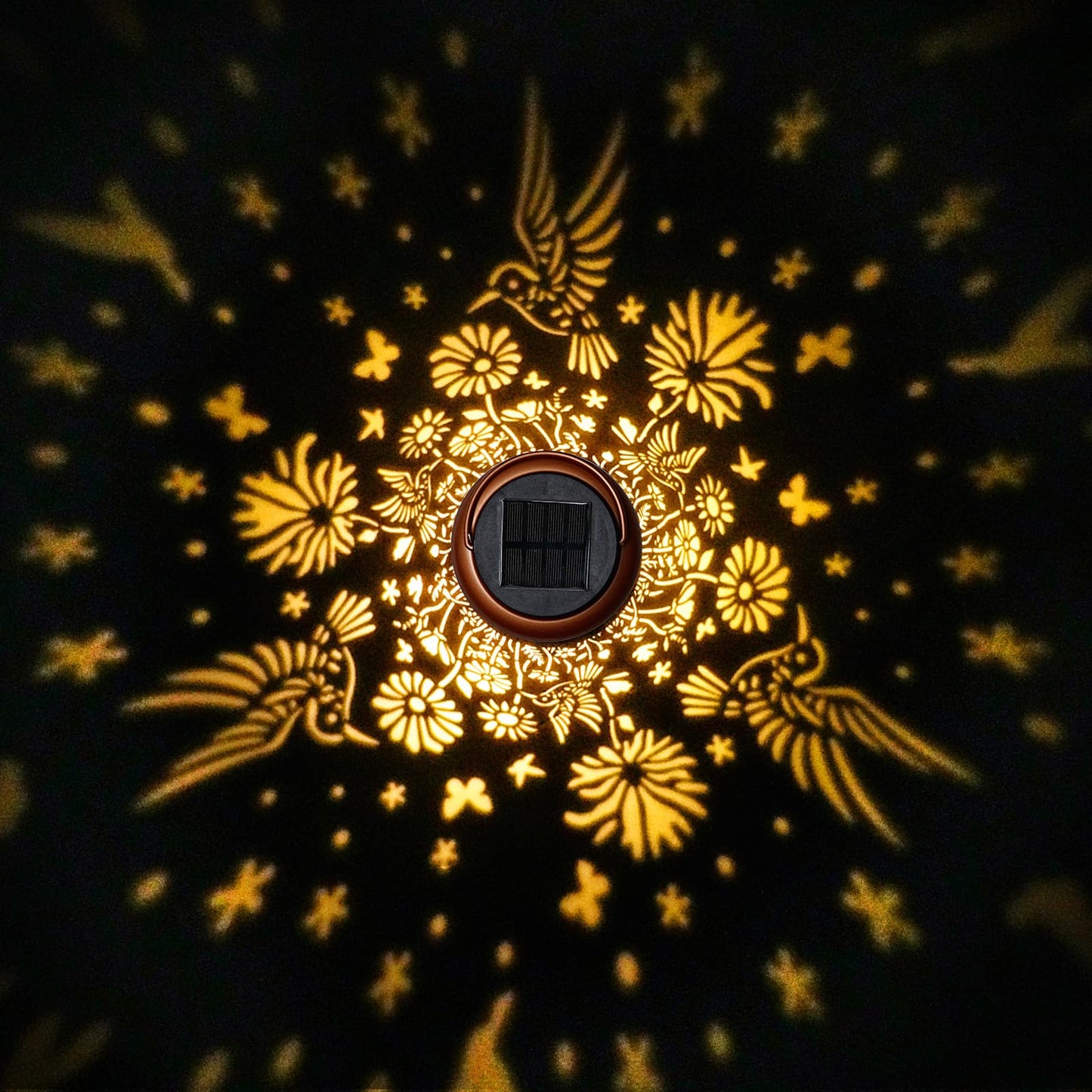 GOLFOEE Mothers Day Gifts Solar Lanterns Outdoor Waterproof Hummingbird Solar Lights Outdoor Waterproof for Garden, Birthday Gifts for Women Mom Grandma, Garden Lights for Backyard, Patio Decor