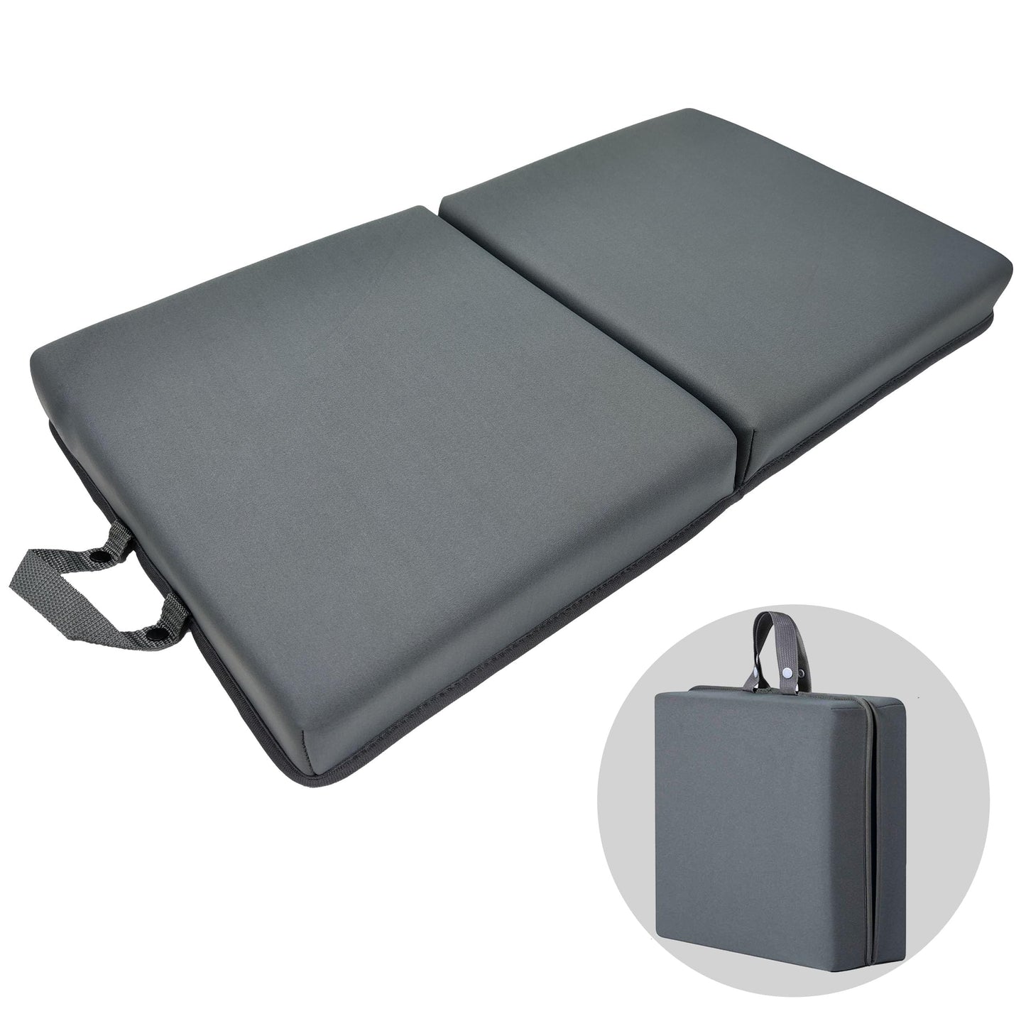 OFiSEXPT Gardening Knee Pads, Large Knee Pads for Gardening, Kneeler Pad, Thick Garden Knee Pad,Repairing-Floor Knees Mat for Prayer, Fitness, Yoga, Gym & Pilates (Gray)