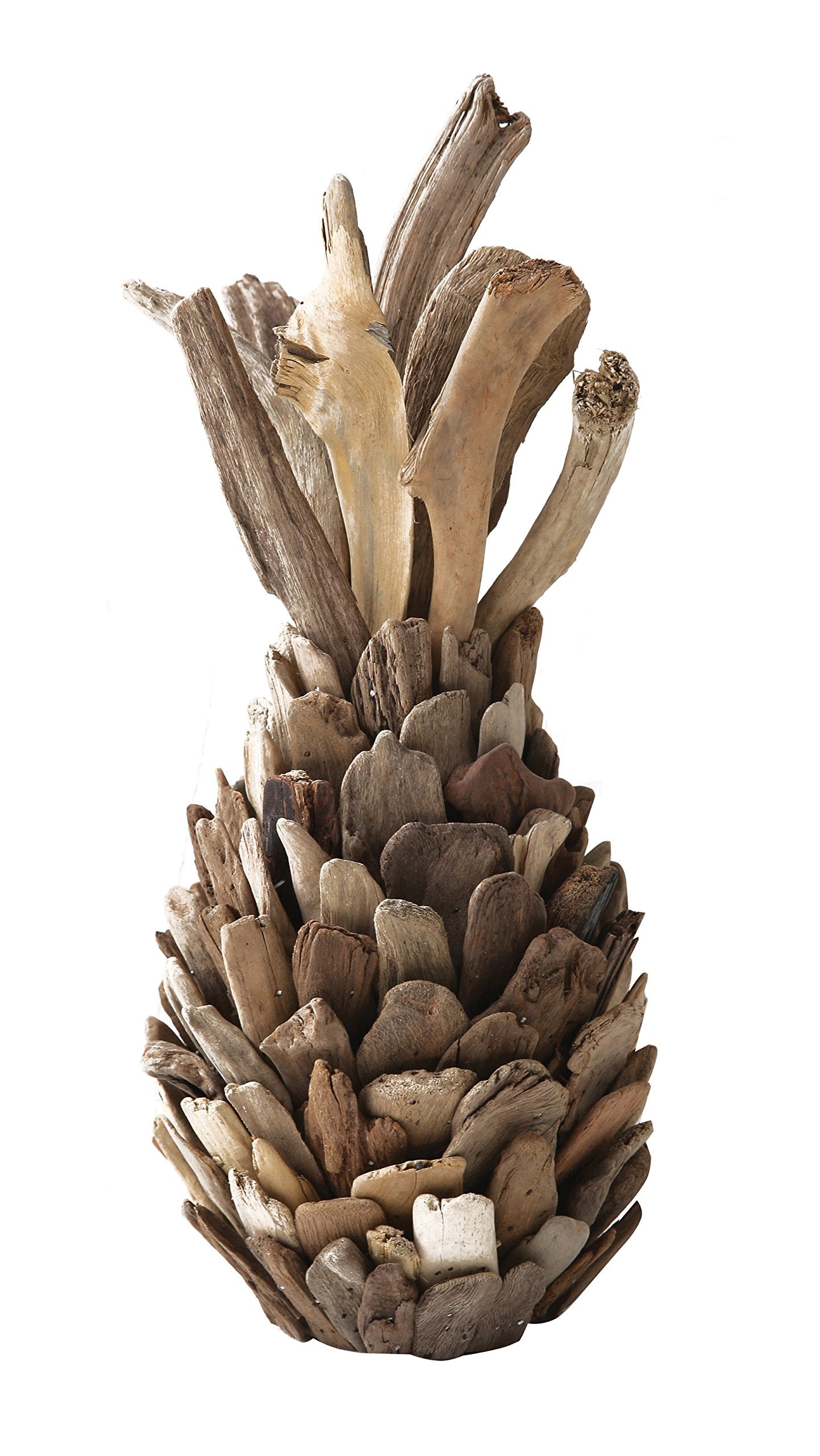 Creative Co-op Pure Driftwood Pineapple Decoration, Brown