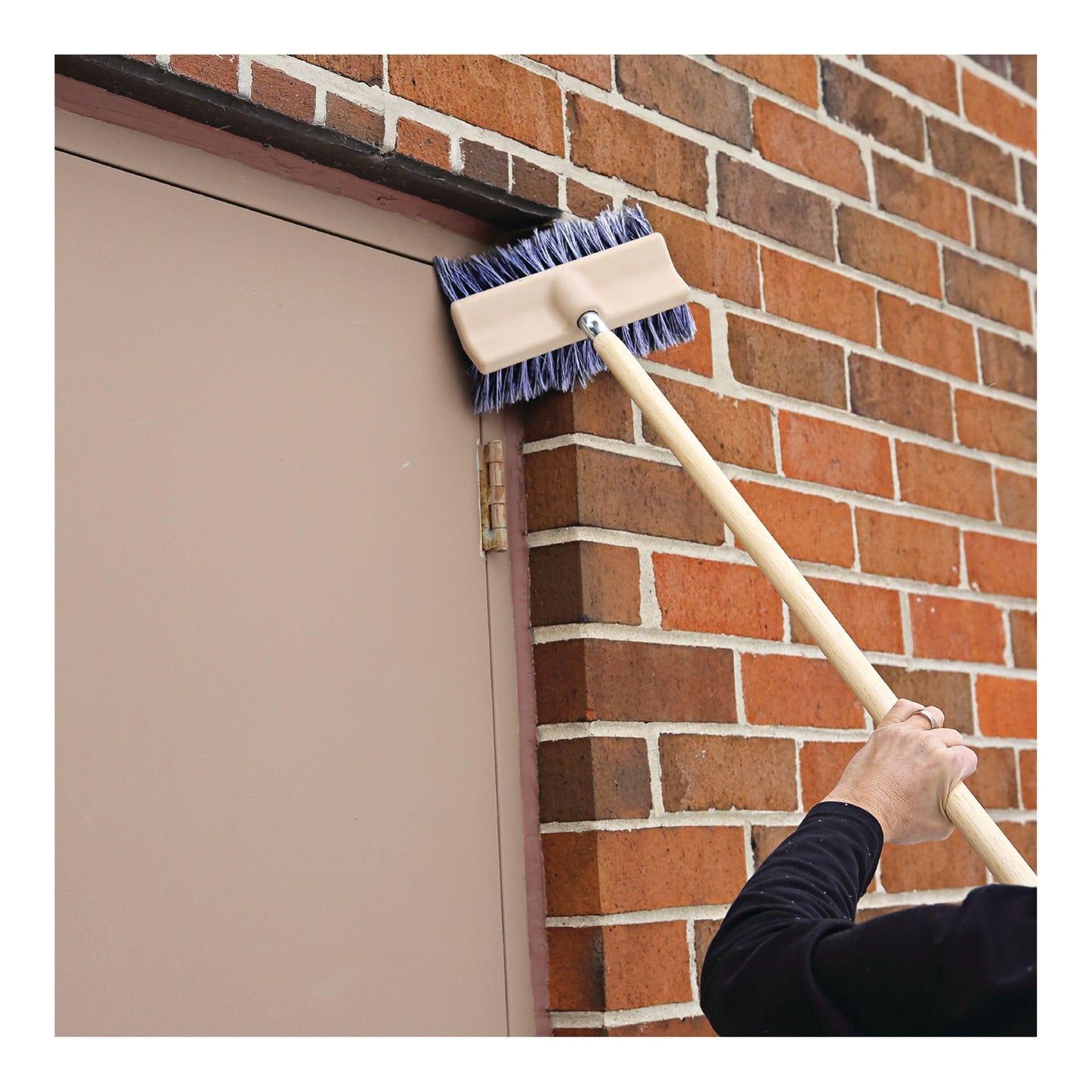 Boardwalk BWK8420 Dual-Surface Vehicle Brush, 10" Long, Brown