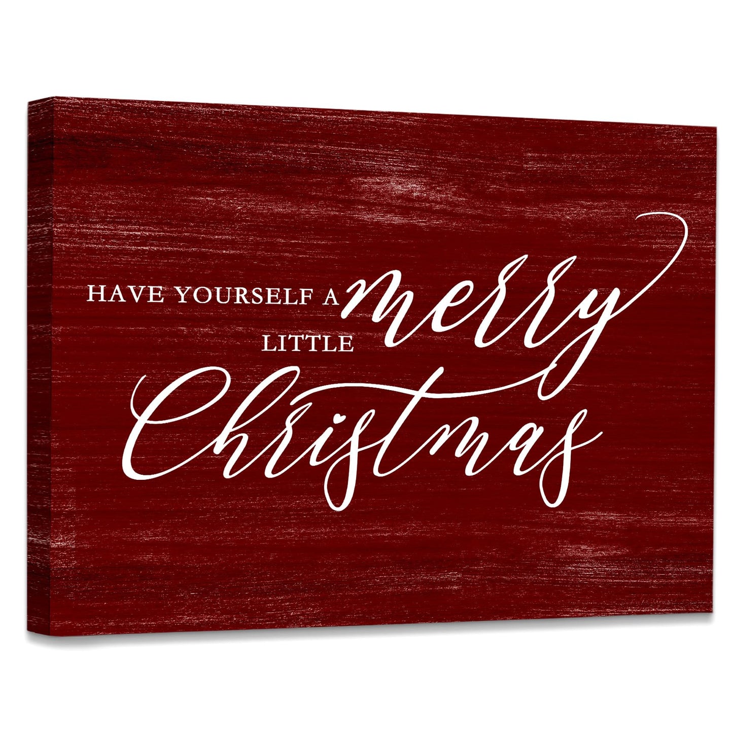 WODMIS Christmas Wall Decor Framed Canvas Wall Art,Wall Art For Living Room,Merry Christmas Sign Canvas Wall Art Home Decorations For Home Living Room,Christmas Signs Wall Decor 11x14