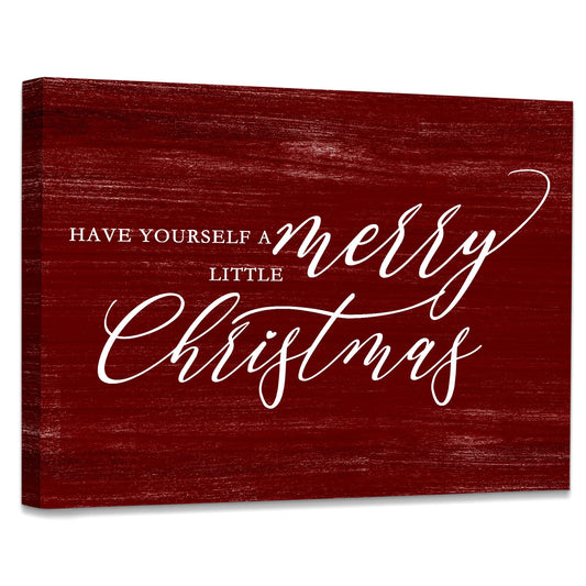 WODMIS Christmas Wall Decor Framed Canvas Wall Art,Wall Art For Living Room,Merry Christmas Sign Canvas Wall Art Home Decorations For Home Living Room,Christmas Signs Wall Decor 11x14