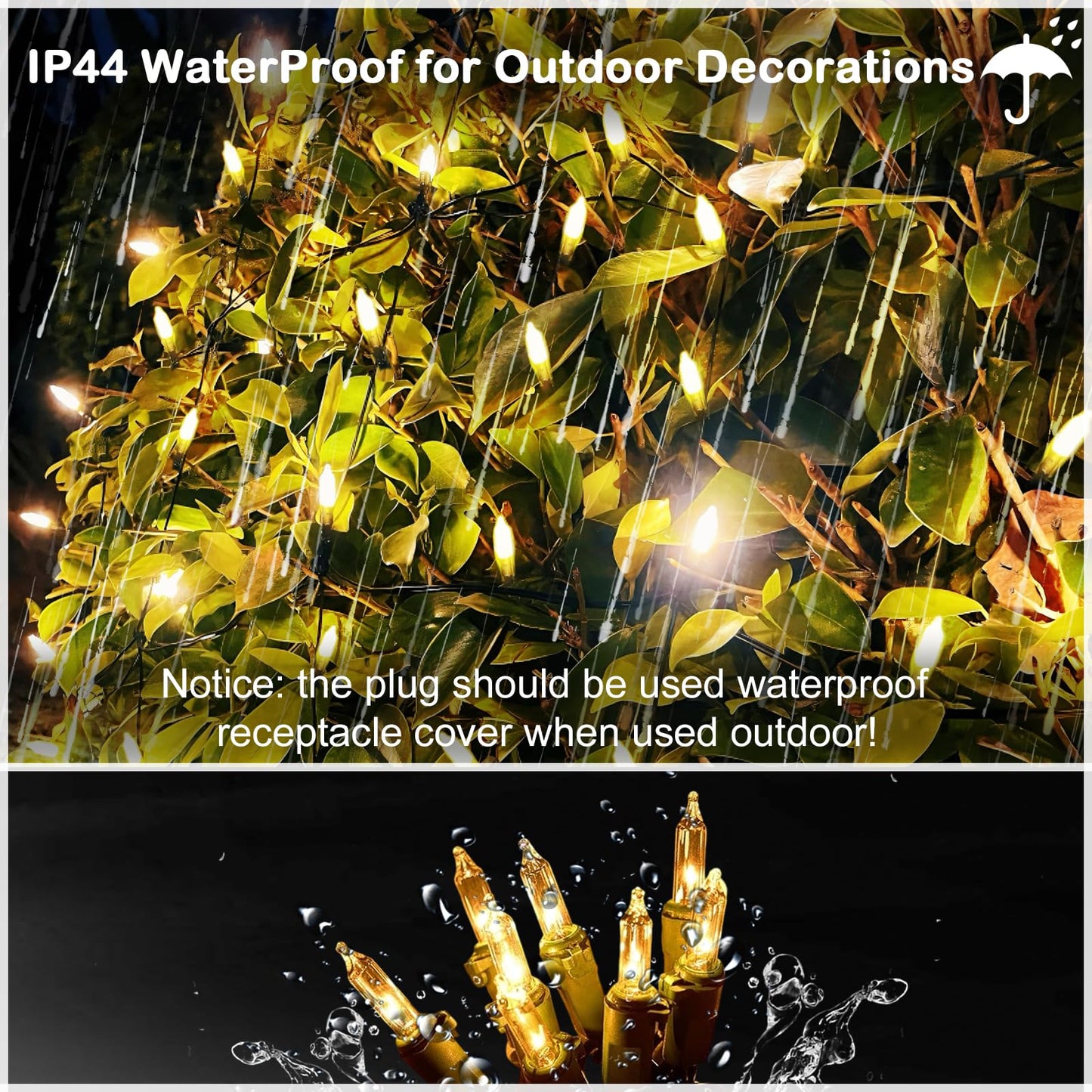 Aolupal Christmas Net Lights Outdoor for Bushes, 6x5ft 120LED Net Light Outdoor Mesh Lights, Connectable Waterproof Net Light for Bushes,Garden,Yard,Trunk,Xmas Tree,Christmas Décor