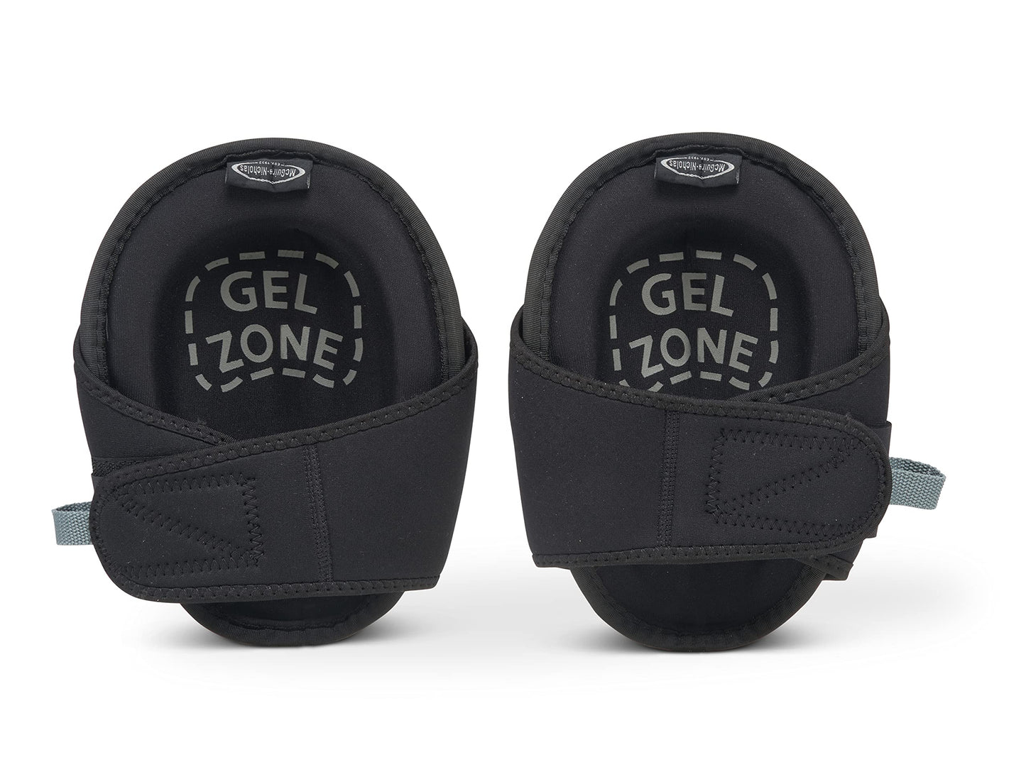 McGuire-Nicholas Gel Lite Pro Flooring Knee Pads for Men and Women, Soft Gel Adjustable Knee Pads for Gardening, Flooring, and Work, Navy/Black | 22382