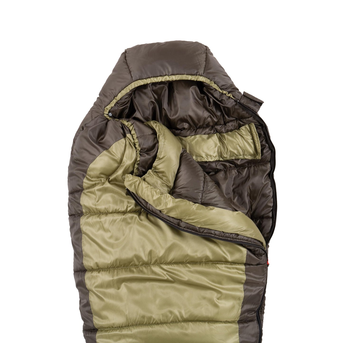 Coleman North Rim 0°F Big & Tall Sleeping Bag, Cold-Weather Mummy Sleep Sack with No-Snag Zipper & Adjustable Hood for Warmth & Ventilation, Large Camping Sleeping Bag