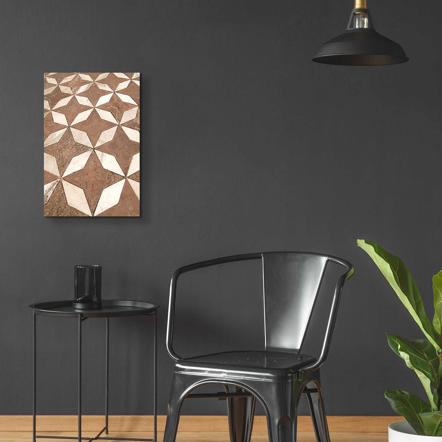 Epic Art 'Mosaic III' by Nathan Larson, Acrylic Glass Wall Art, 16"x24"