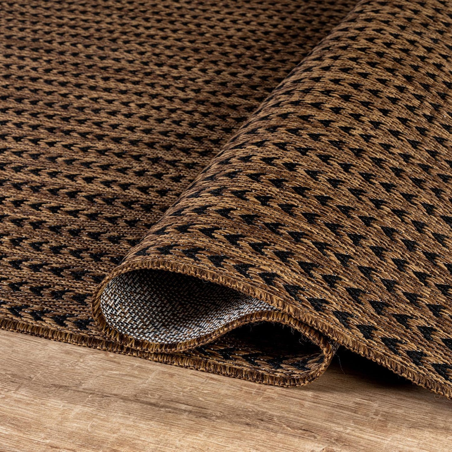 Washable Outdoor Rug 5x7 Modern Area Rugs Outdoor Carpets Striped Pattern Non Shedding Waterproof Easy Clean Patio Deck Porch Living Room Bedroom Garden RV (5 X 7 Gold)