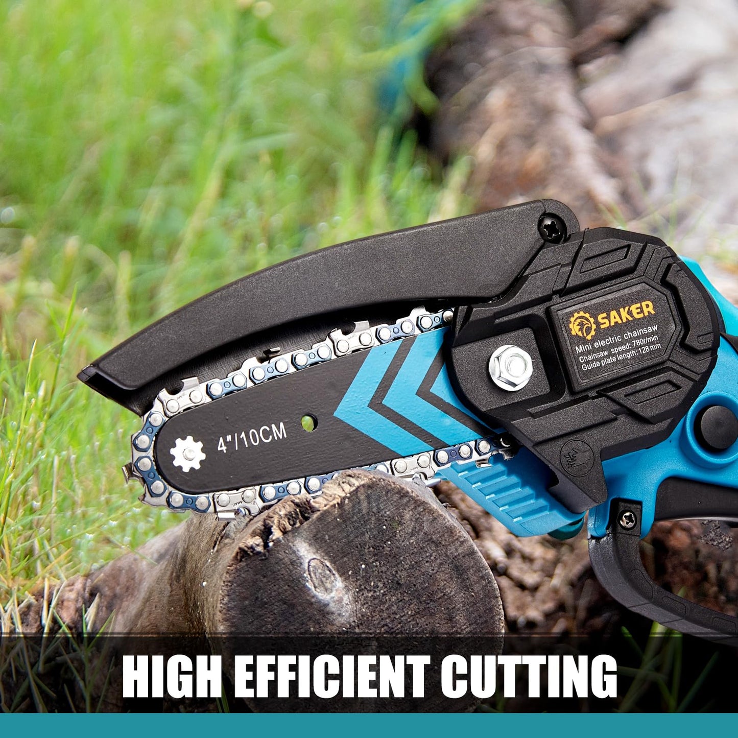 Saker Mini Chainsaw,Portable Electric Chainsaws Cordless,Handheld Chain Saw Pruning Shears Chain Saws for Tree Branches,Courtyard,Household and Garden,Father Day Gift for Men Dad Husband Women