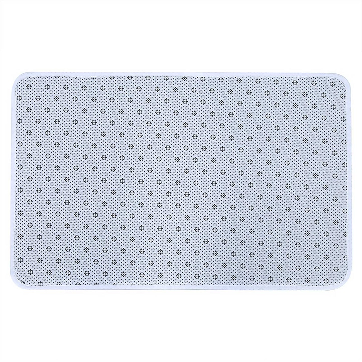 Restokki Foot Pad Non Slip Door Mat, Polyester Non Slip Green Foot Pad for Bathroom Living Room Bedside Table