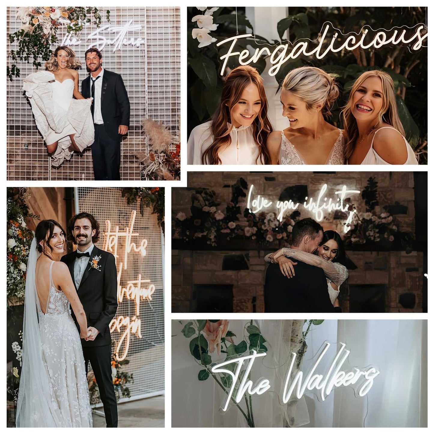 MOLCOVEX Custom Neon Signs – Personalized LED Neon Lights for Weddings, Customizable Neon Name Sign for Bedroom, Business Logos, Birthday Parties & Holiday Gifts
