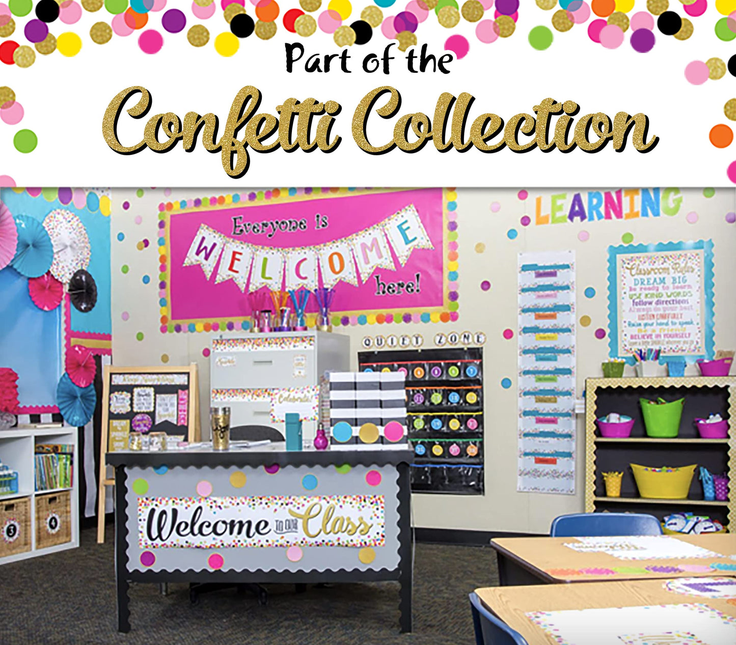 Teacher Created Resources Confetti Accents (TCR5882)