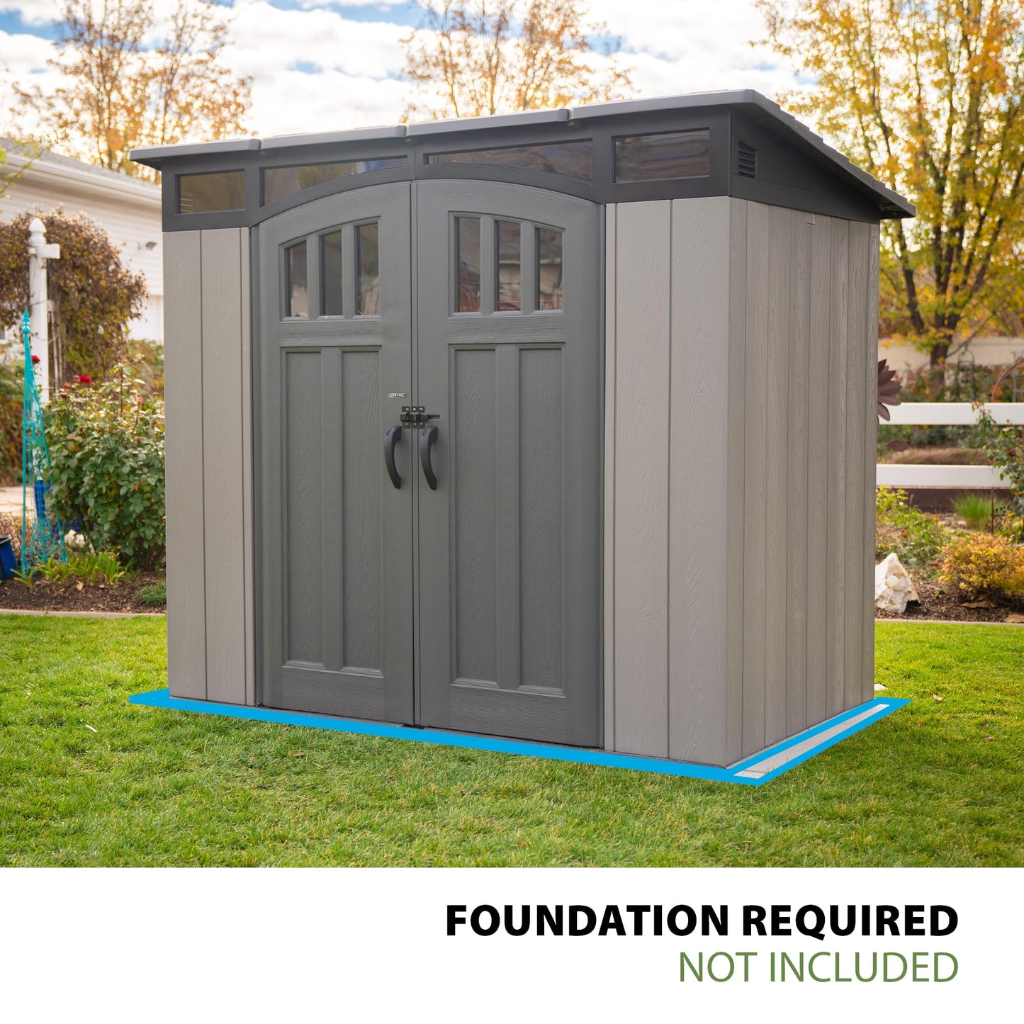 LIFETIME 8 x 5 Ft. Modern Outdoor Storage Shed