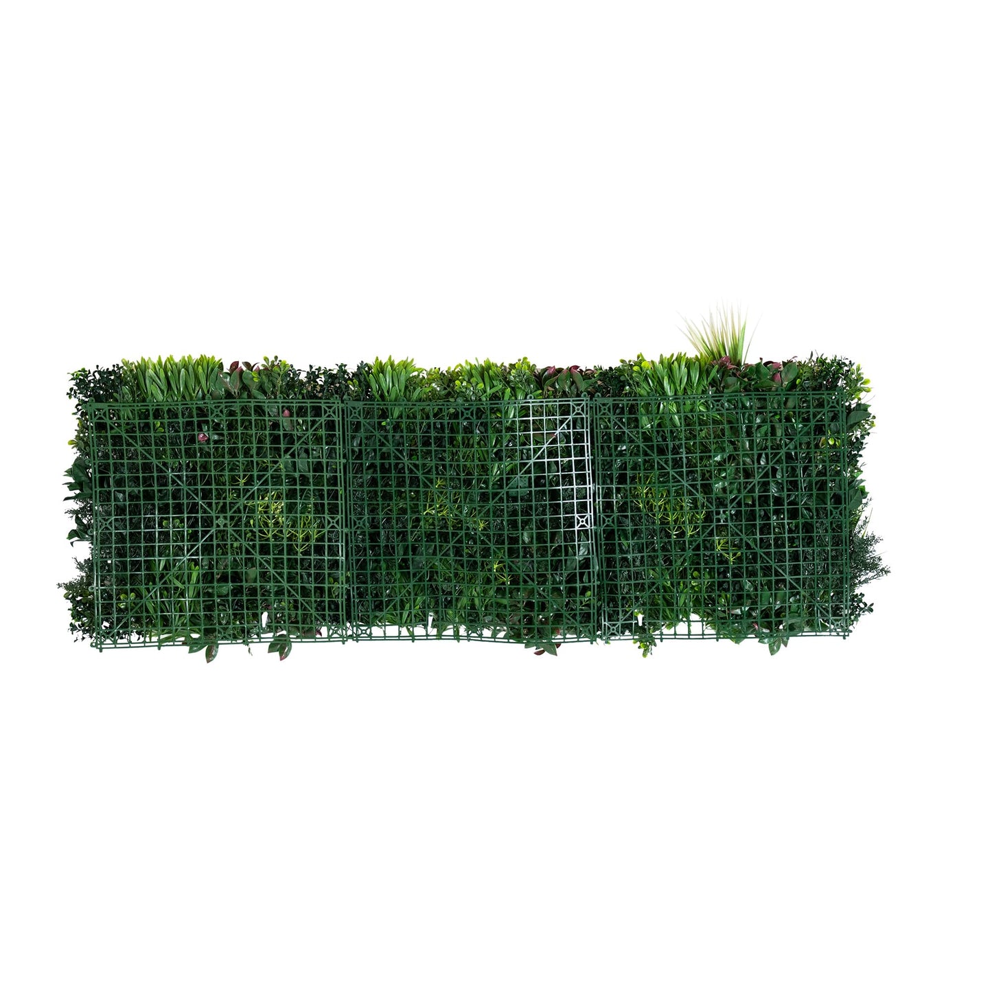 Nearly Natural Corfu Island Artificial Living Wall Panels, UV Resistant, 20x20 Inch, Indoor/Outdoor Greenery Panels, Easy Install Interlocking Design, Set of 3