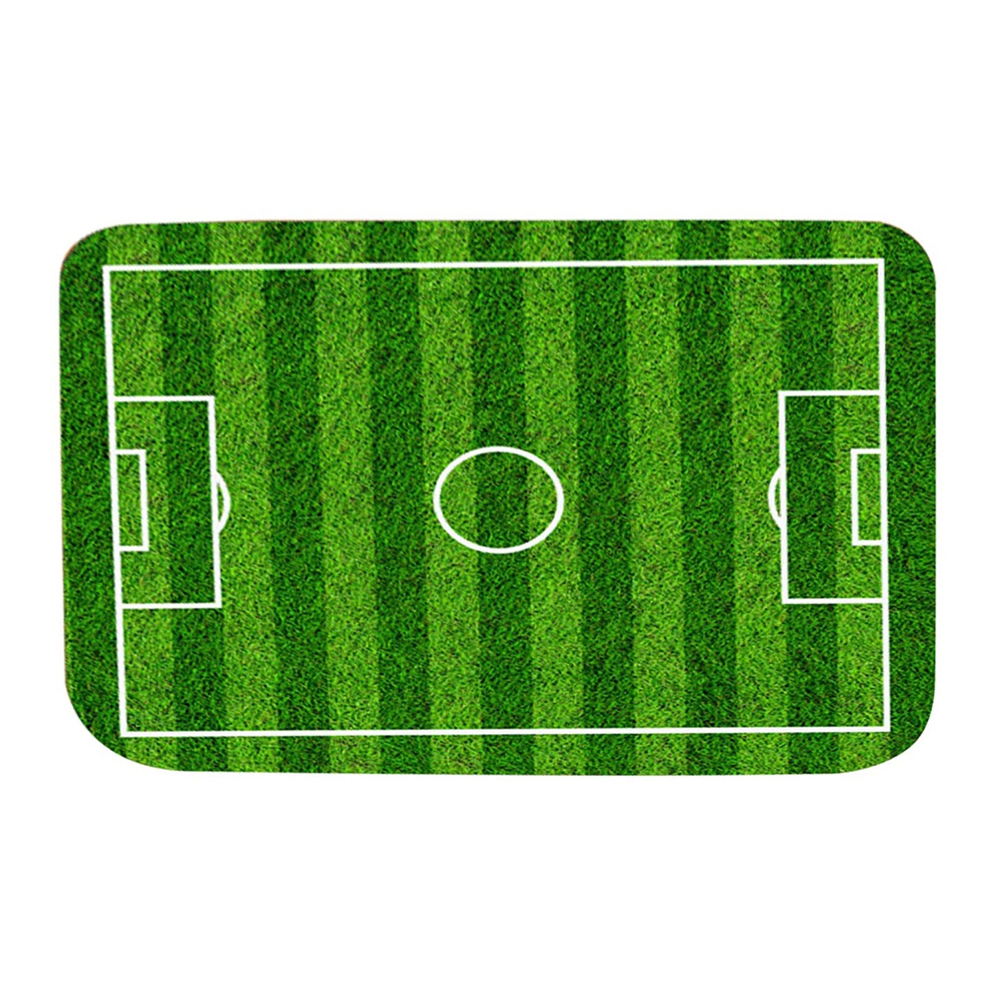 Restokki Foot Pad Non Slip Door Mat, Polyester Non Slip Green Foot Pad for Bathroom Living Room Bedside Table