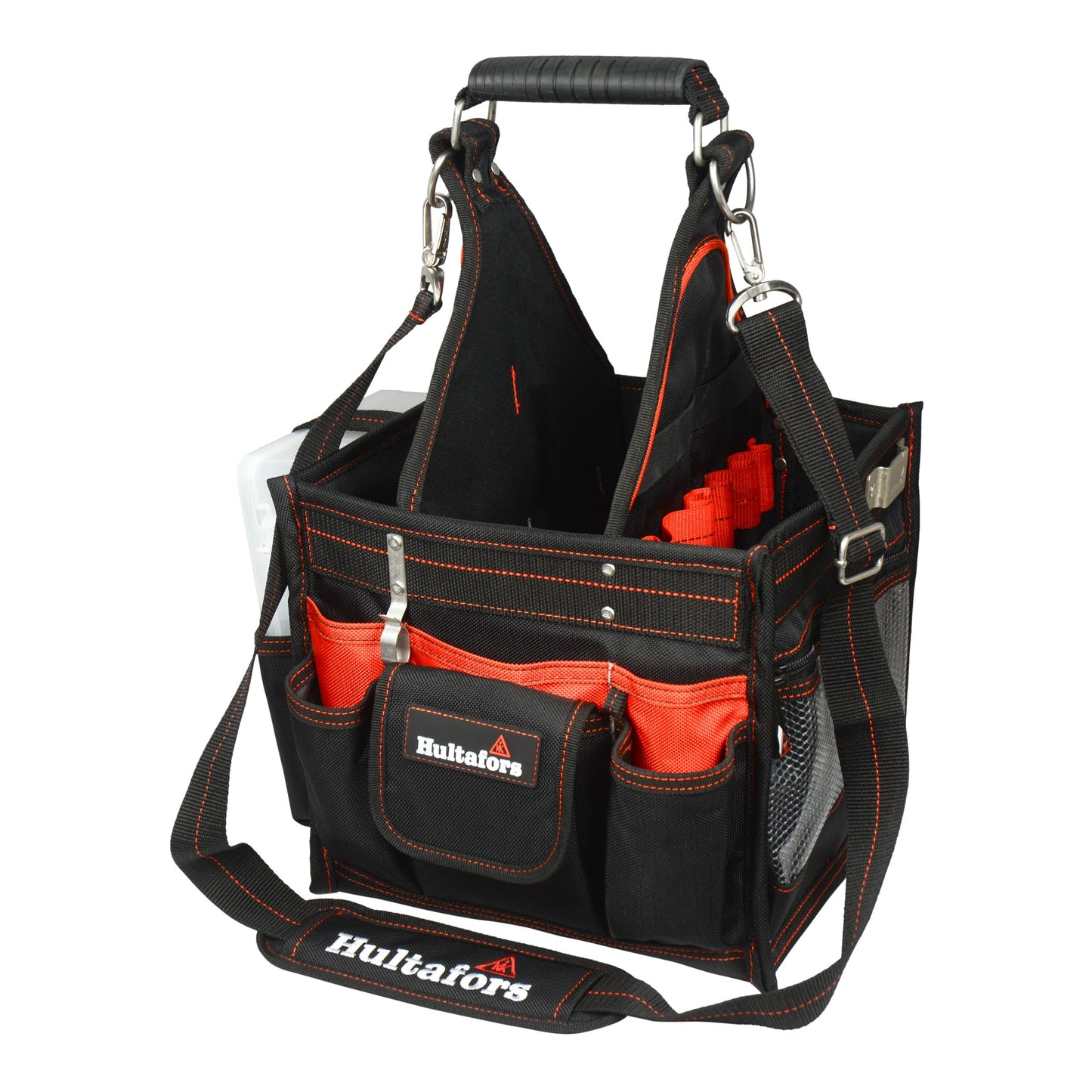 Hultafors Work Gear HT5582 Electrical/Maintenance Tool Carrier, 23 Pockets, Heavy Duty Ballistic Polyester Tool Bag