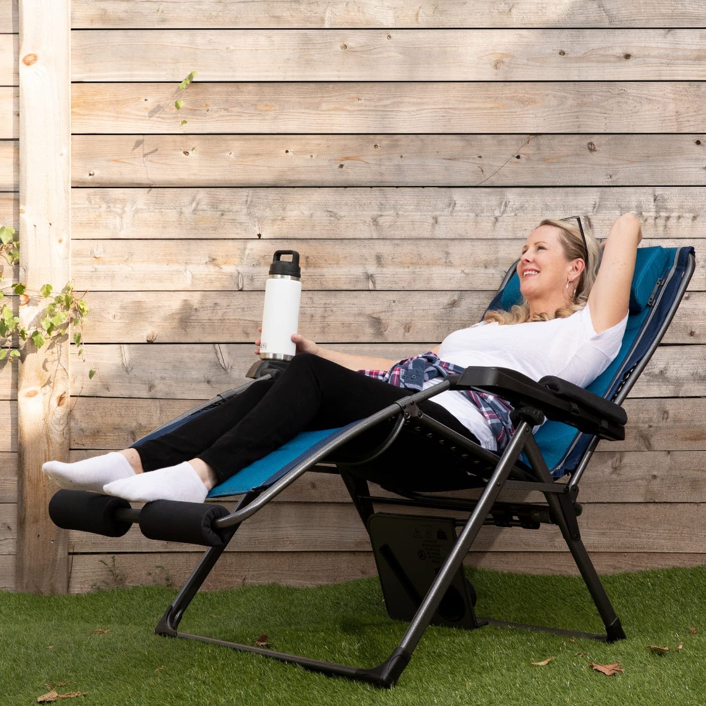 The Original Zero Gravity Chair Cushion for Foot Rest Allows You to Relax in Total Comfort – Great for Antigravity Outdoor Recliner, Folding Camping Chair with Foot Rest – Split, 2 x 8