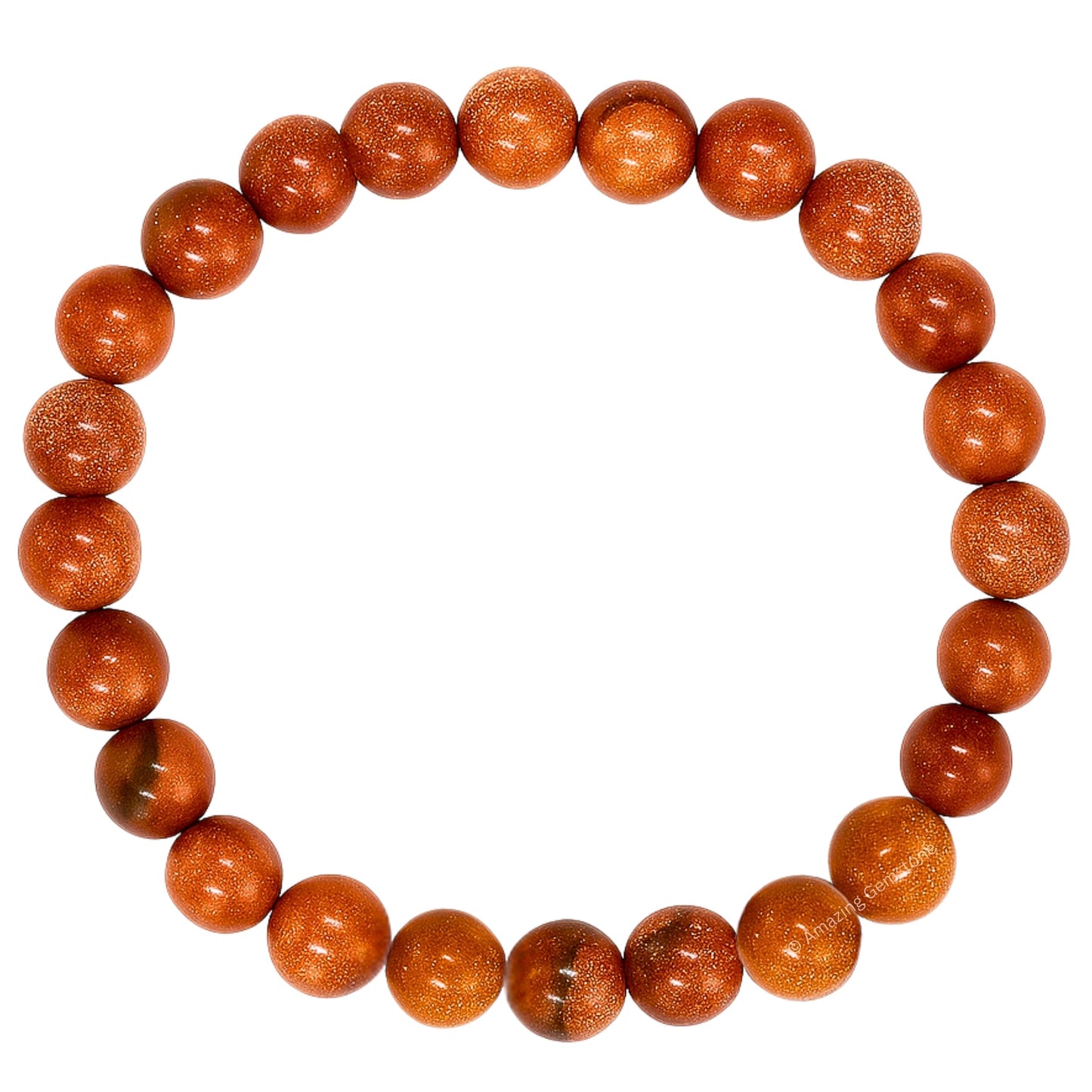 Amazing Gemstone Crystal Bracelet for Women Men's Gifts - Protection Healing Crystal Bracelet - 8mm Gemstone Beaded Stretchable Bracelet Pulseras Para Hombres Mujer Stocking Stuffers Mothers Day Gift (Red Goldstone)
