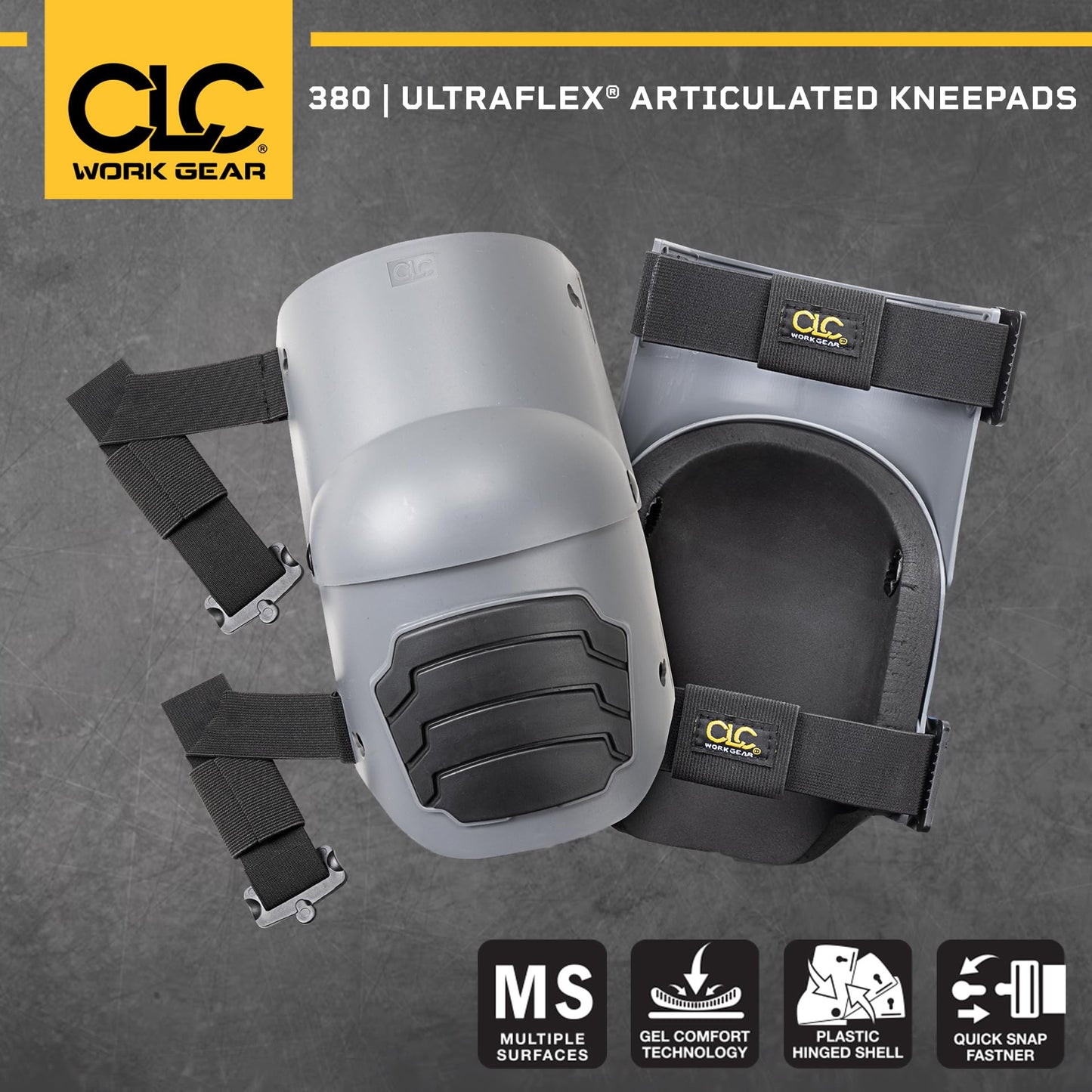Custom Leathercraft 380 ULTRAFLEX Articulated Kneepads