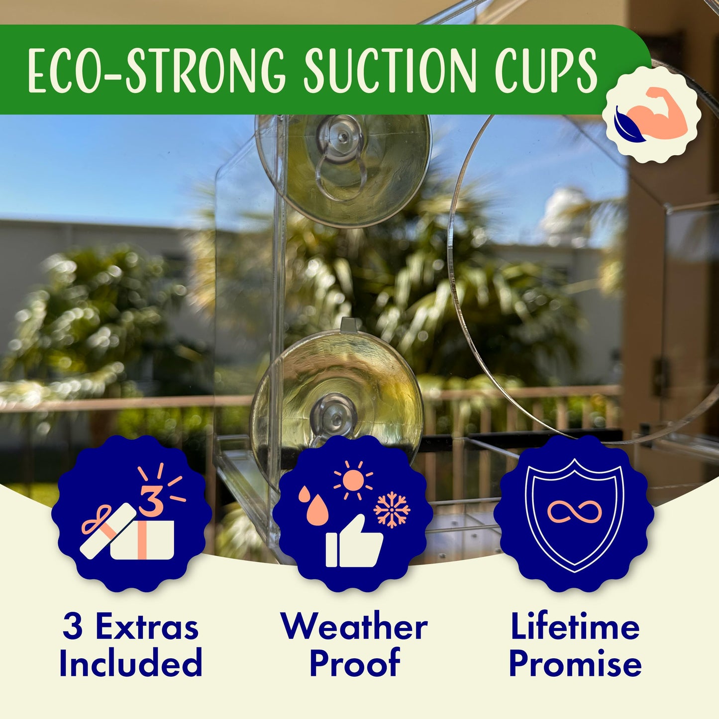 Clear Bird Feeders for Window Viewing Inside - Window Bird House Feeder with Suction Cups - Balcony Birdhouse Feeder with Tray - Easy to Use for Wildlife Lovers, Birding, Kids, Cat, & Elderly